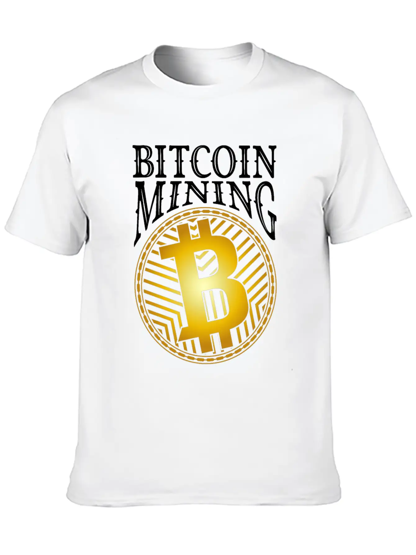 Bitcoin Mining Gift Essential Cotton Tee For Daily Outfits – Unisex Style