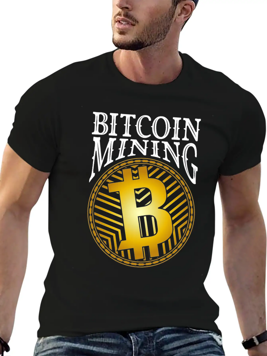 Bitcoin Mining Gift Essential Cotton Tee For Daily Outfits – Unisex Style