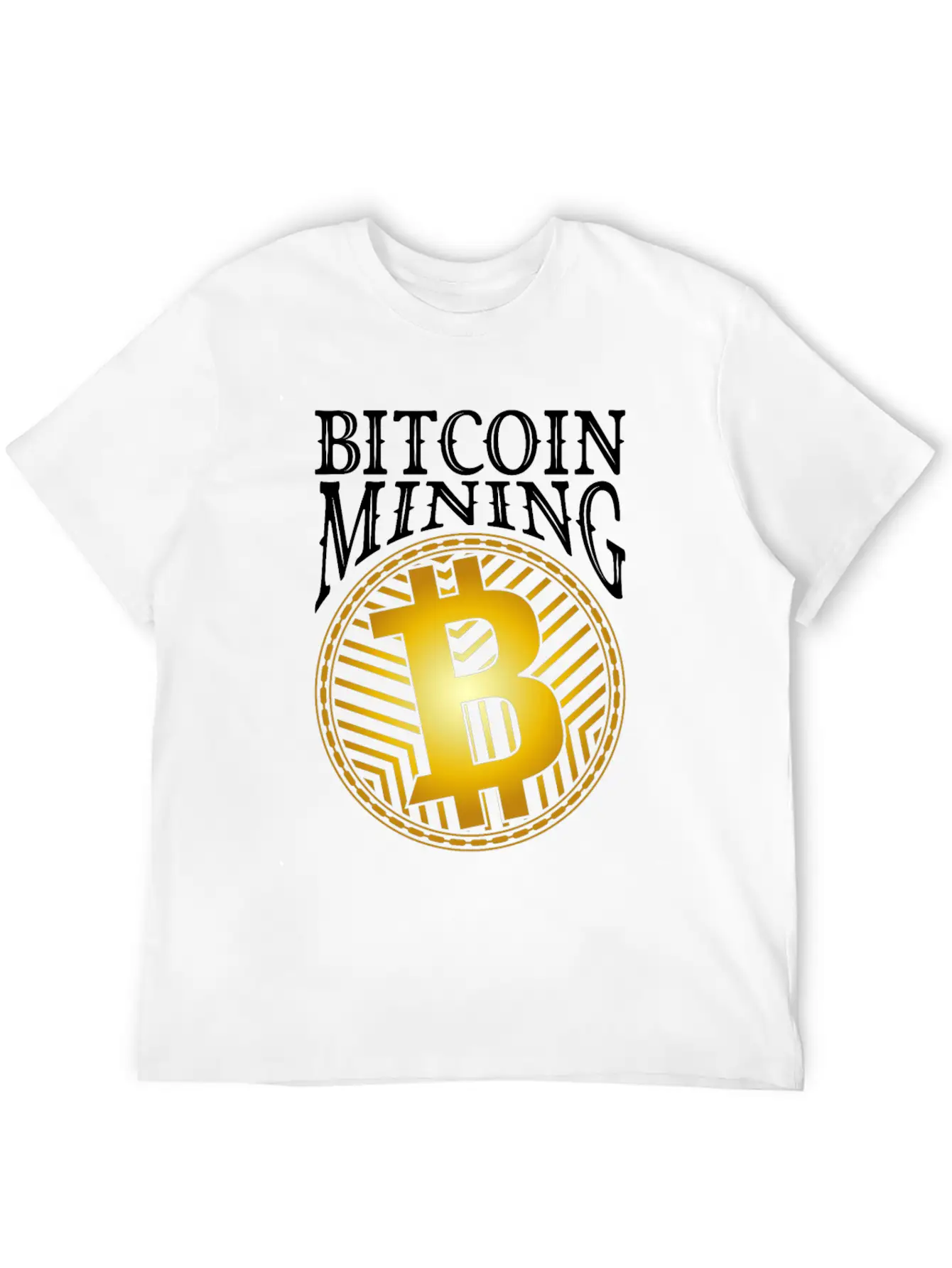 Bitcoin Mining Gift Essential Cotton Tee For Daily Outfits – Unisex Style