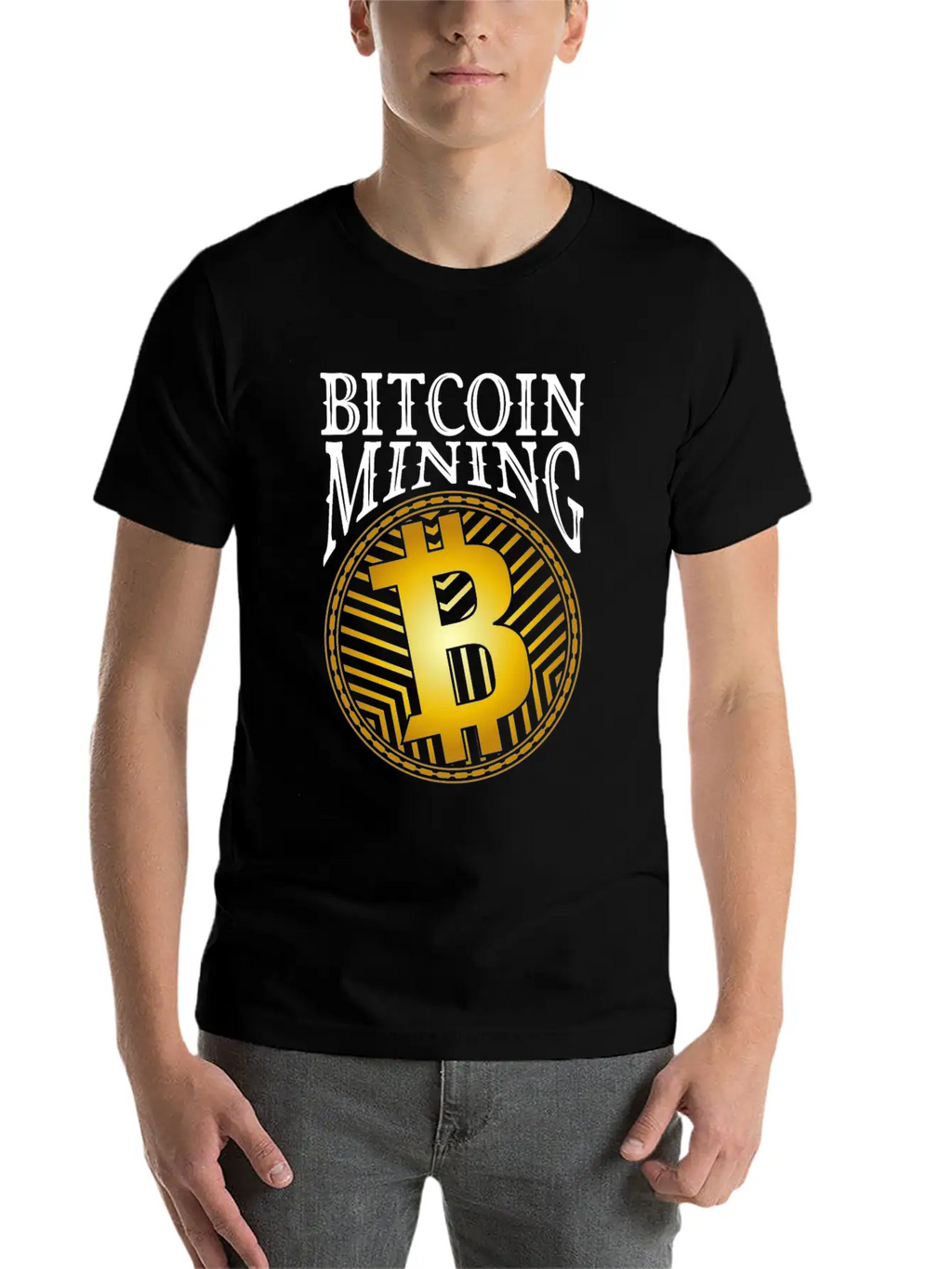 Bitcoin Mining Gift Essential Cotton Tee For Daily Outfits – Unisex Style