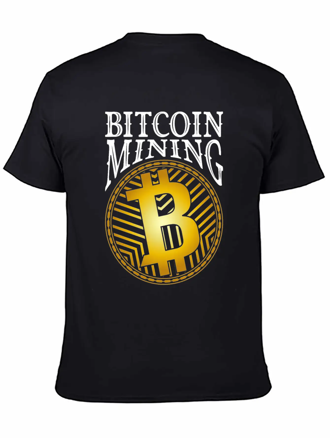 Bitcoin Mining Gift Essential Cotton Tee For Daily Outfits – Unisex Style