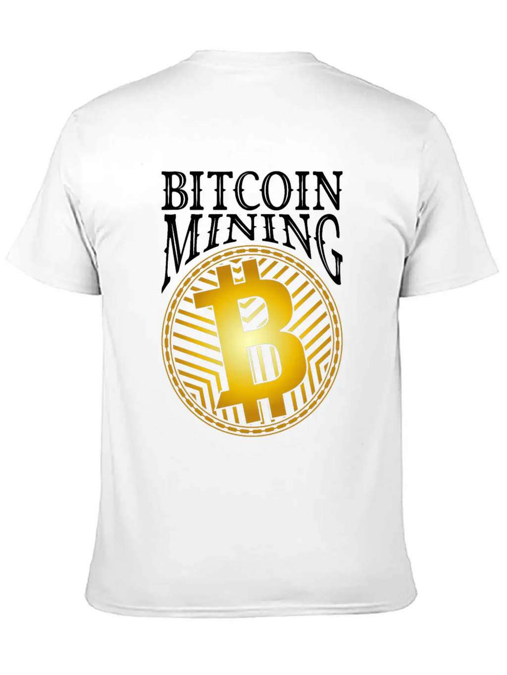 Bitcoin Mining Gift Essential Cotton Tee For Daily Outfits – Unisex Style