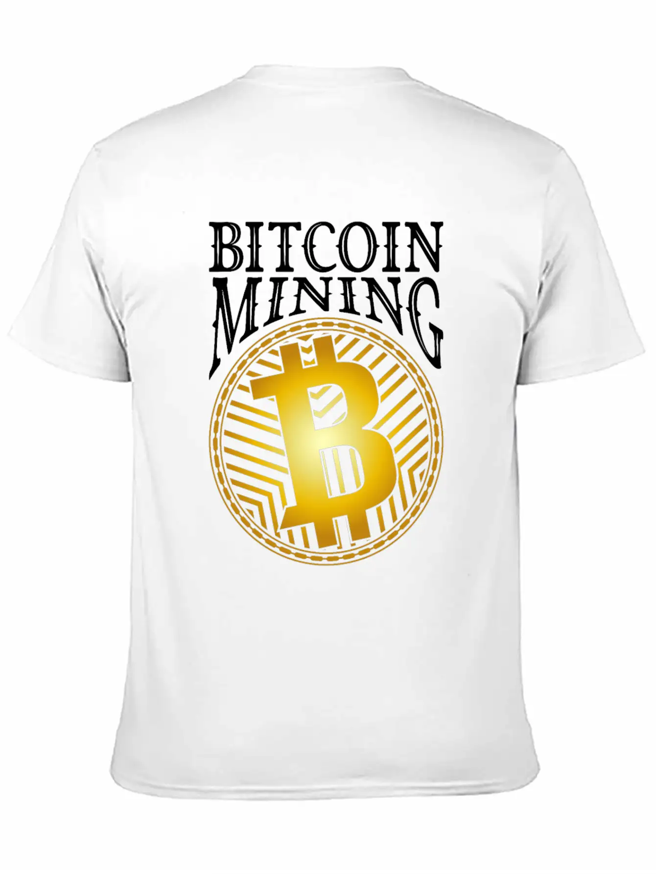 Bitcoin Mining Gift Essential Cotton Tee For Daily Outfits – Unisex Style