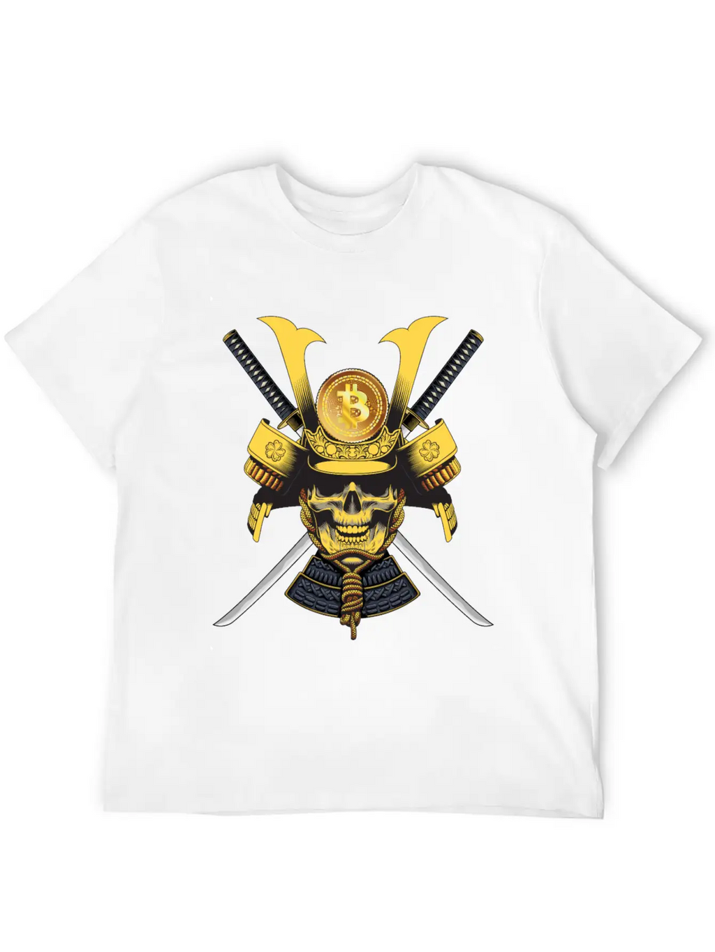 Bitcoin Samurai T-shirt Essential Cotton Tee For Daily Outfits – Unisex Style