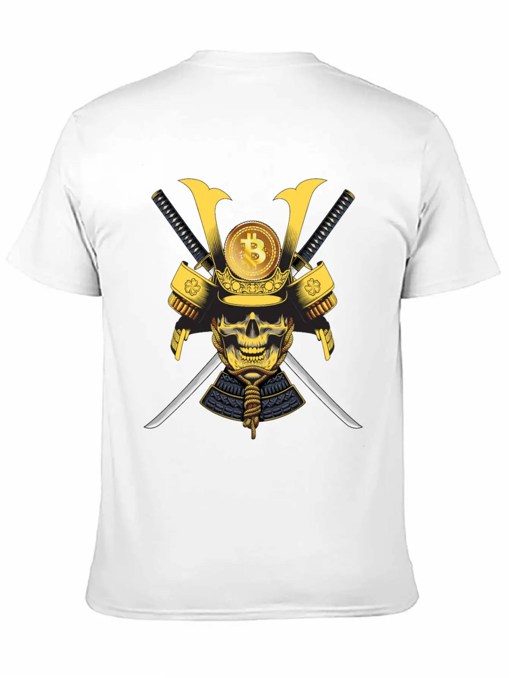 Bitcoin Samurai T-shirt Essential Cotton Tee For Daily Outfits – Unisex Style