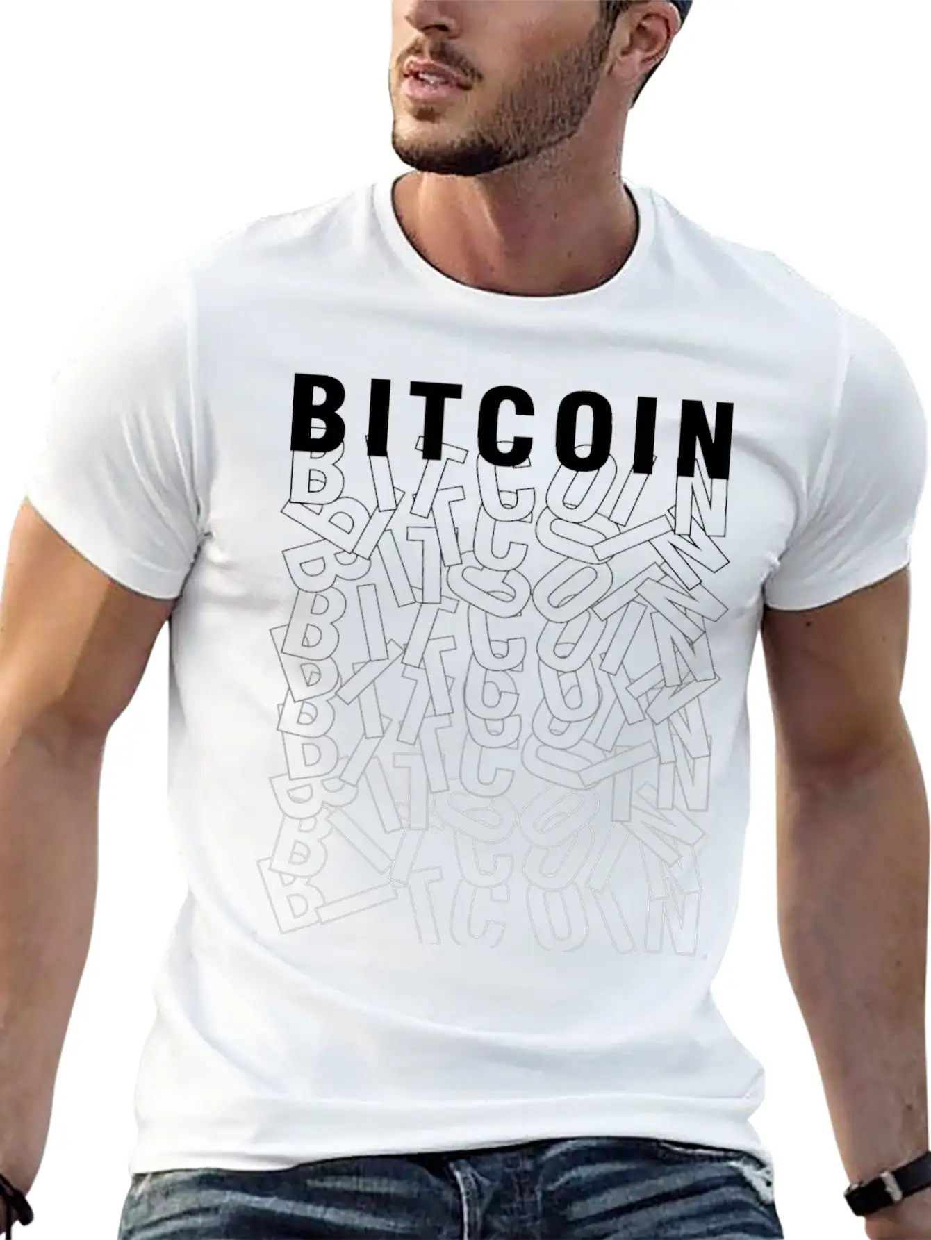 Bitcoin Stylish Everyday T-Shirt – Unisex Basic Cotton Tee