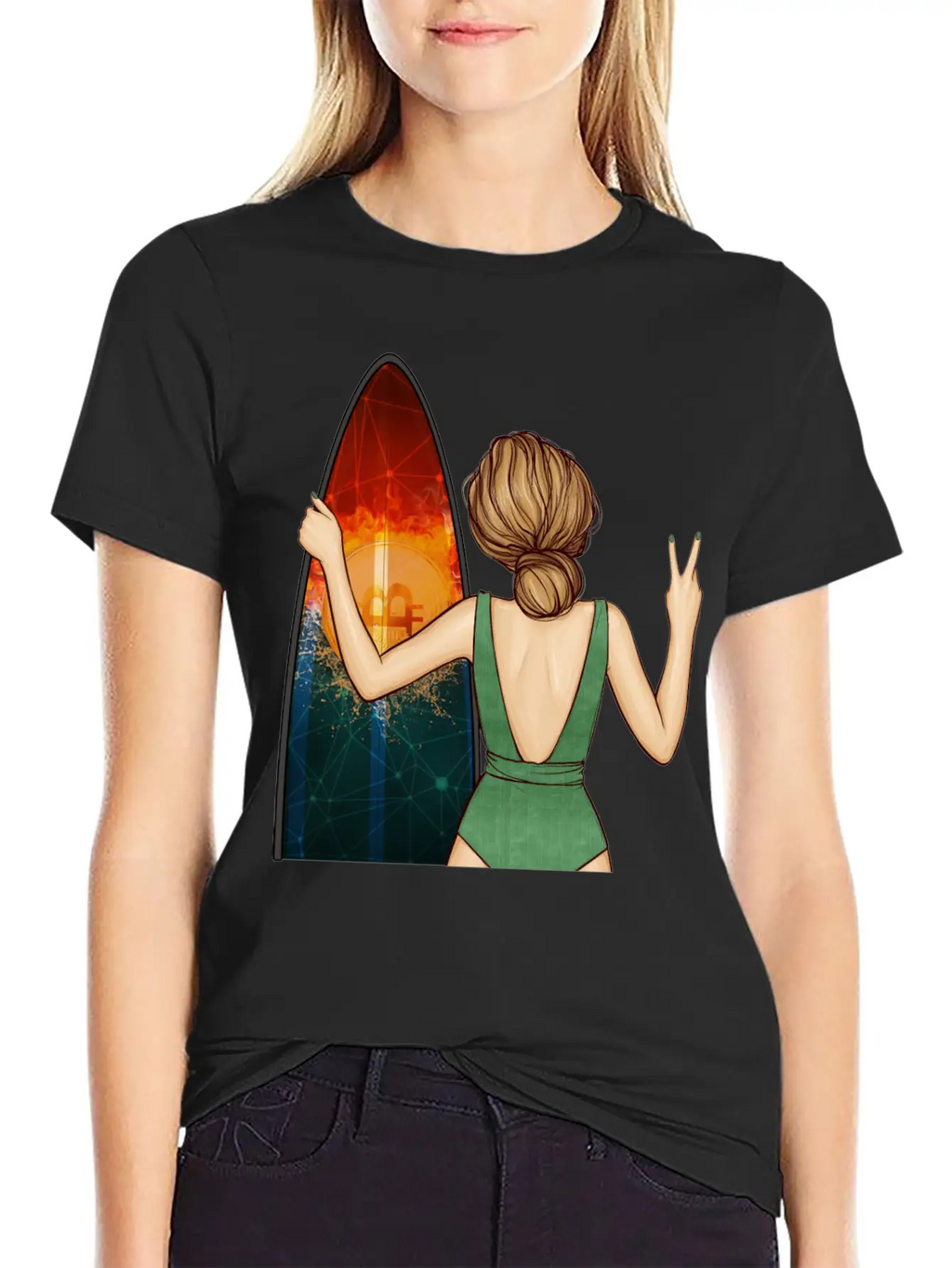 Bitcoin Summer Unisex Short Sleeve Soft Cotton T-Shirt – Casual Everyday Wear