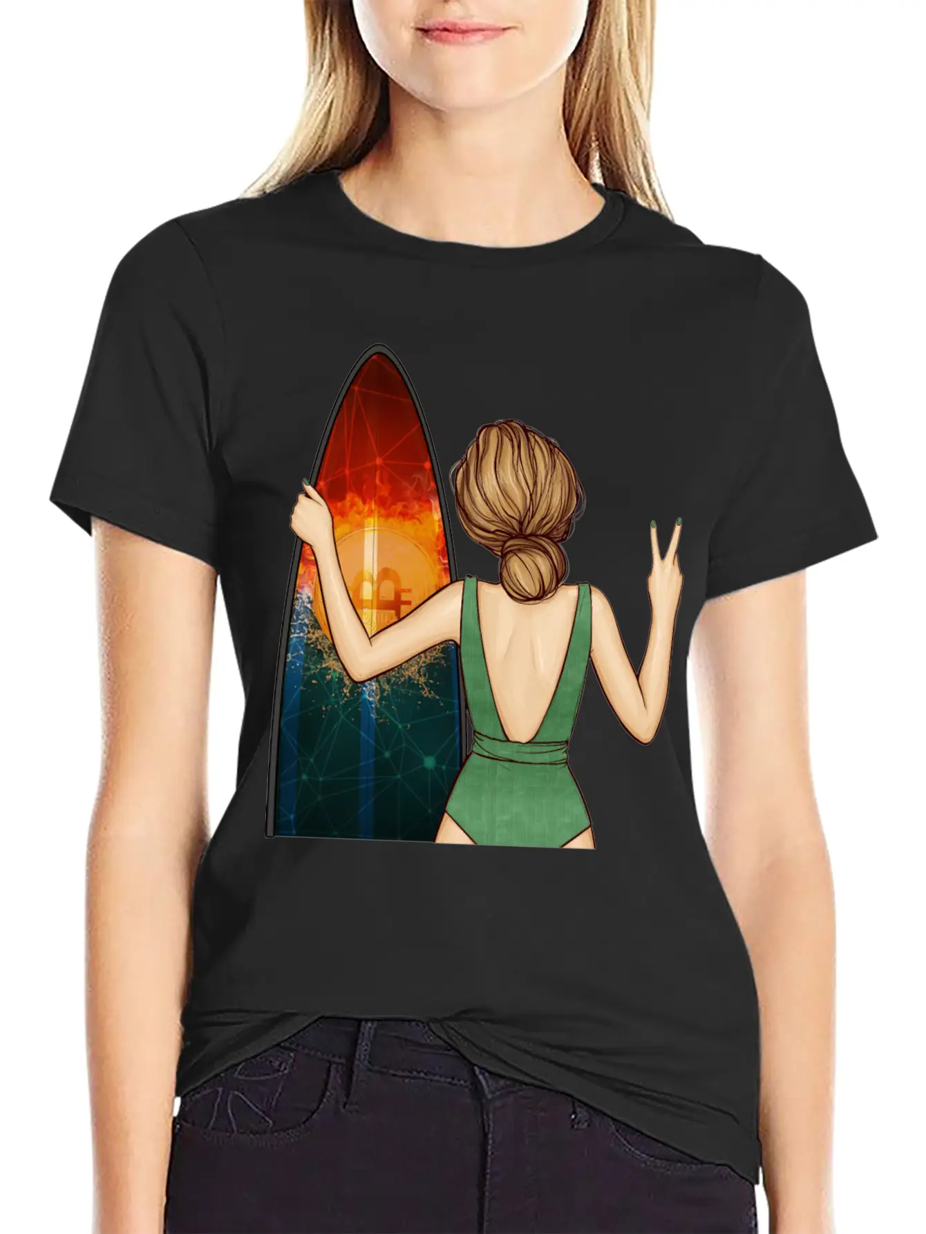 Bitcoin Summer Unisex Short Sleeve Soft Cotton T-Shirt – Casual Everyday Wear