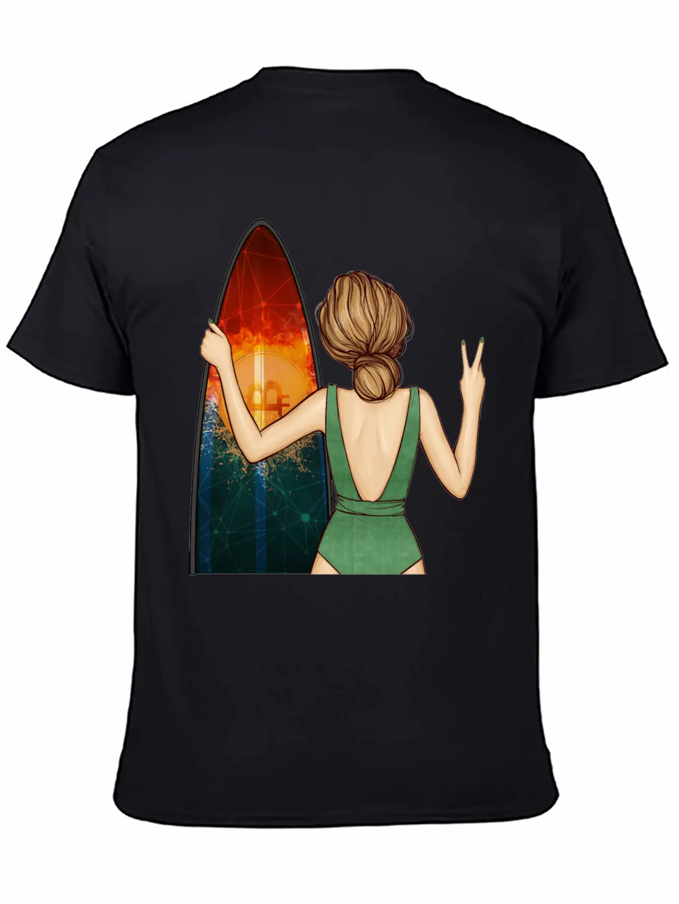 Bitcoin Summer Unisex Short Sleeve Soft Cotton T-Shirt – Casual Everyday Wear