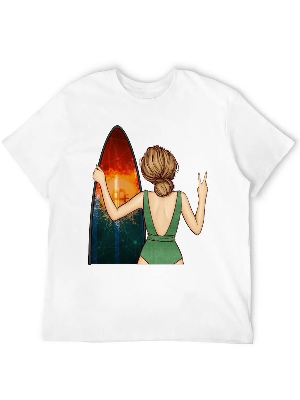 Bitcoin Summer Unisex Short Sleeve Soft Cotton T-Shirt – Casual Everyday Wear