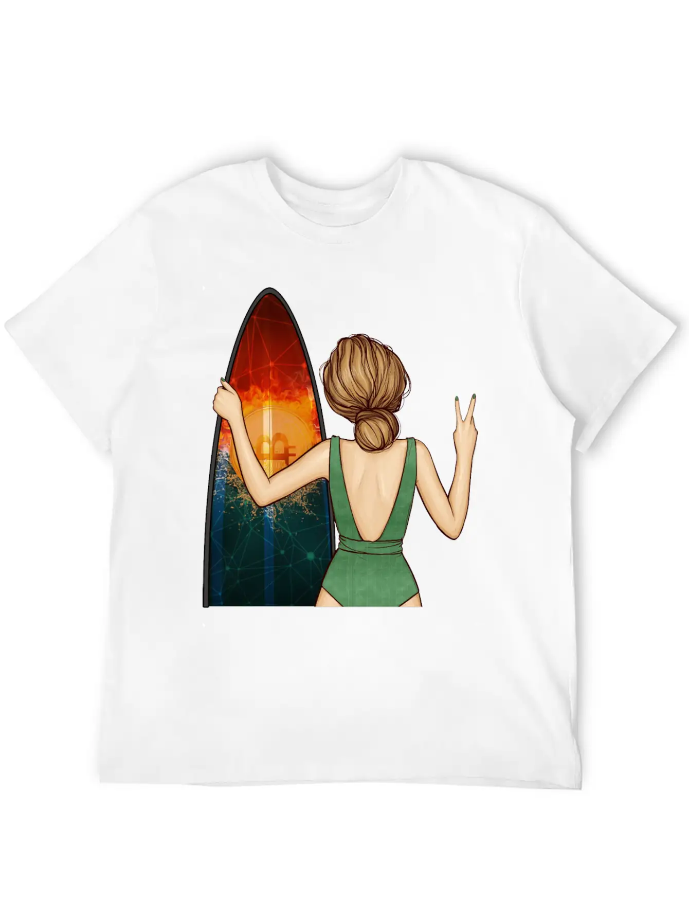 Bitcoin Summer Unisex Short Sleeve Soft Cotton T-Shirt – Casual Everyday Wear