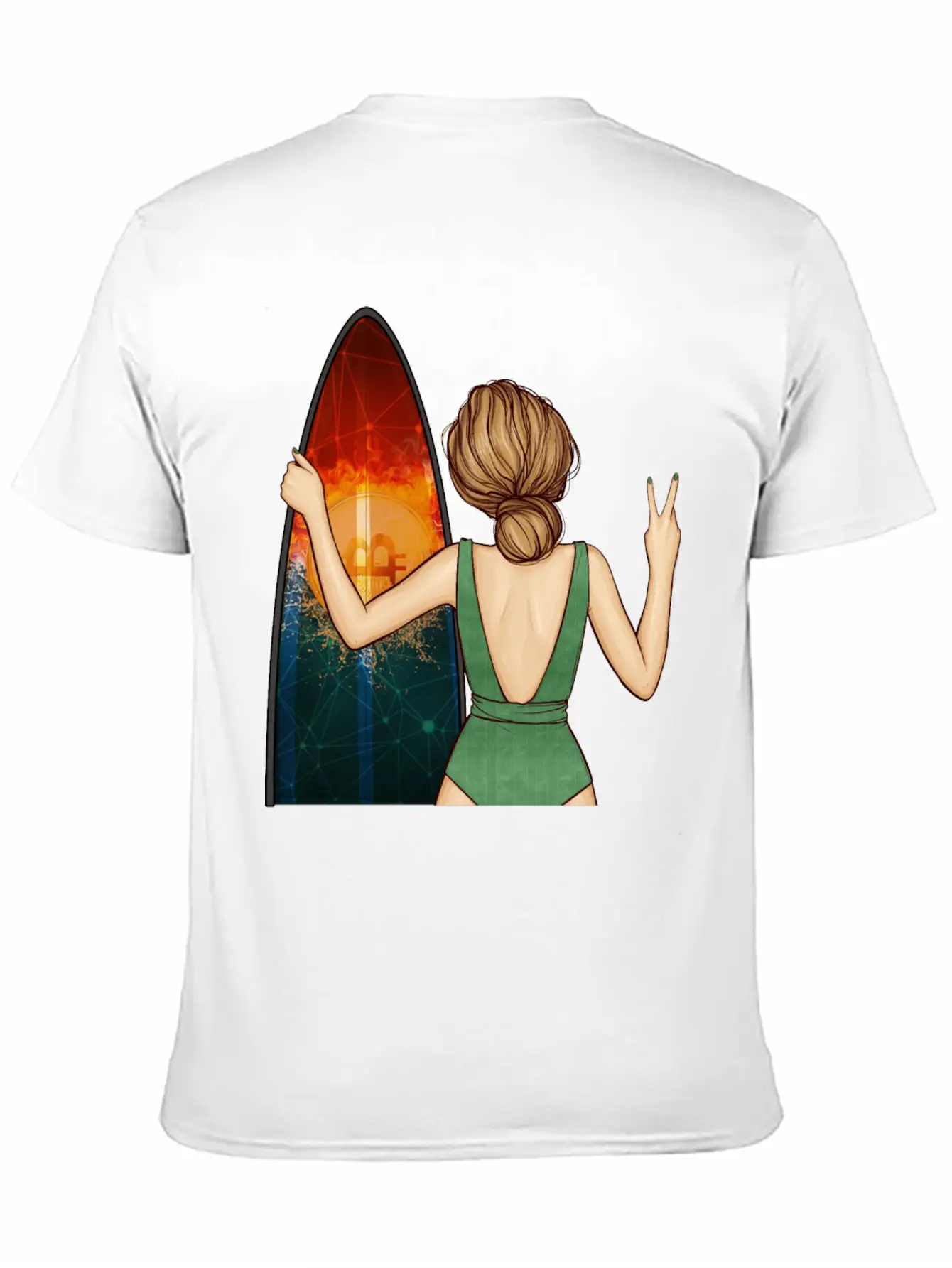 Bitcoin Summer Unisex Short Sleeve Soft Cotton T-Shirt – Casual Everyday Wear