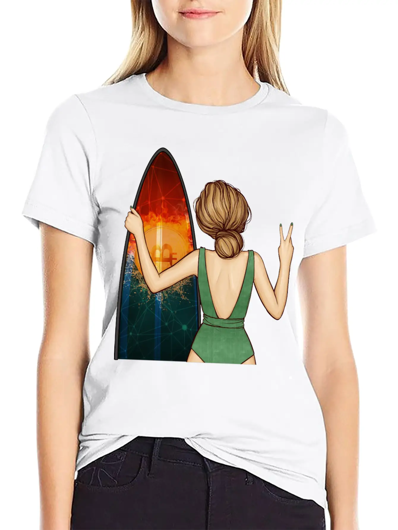 Bitcoin Summer Unisex Short Sleeve Soft Cotton T-Shirt – Casual Everyday Wear