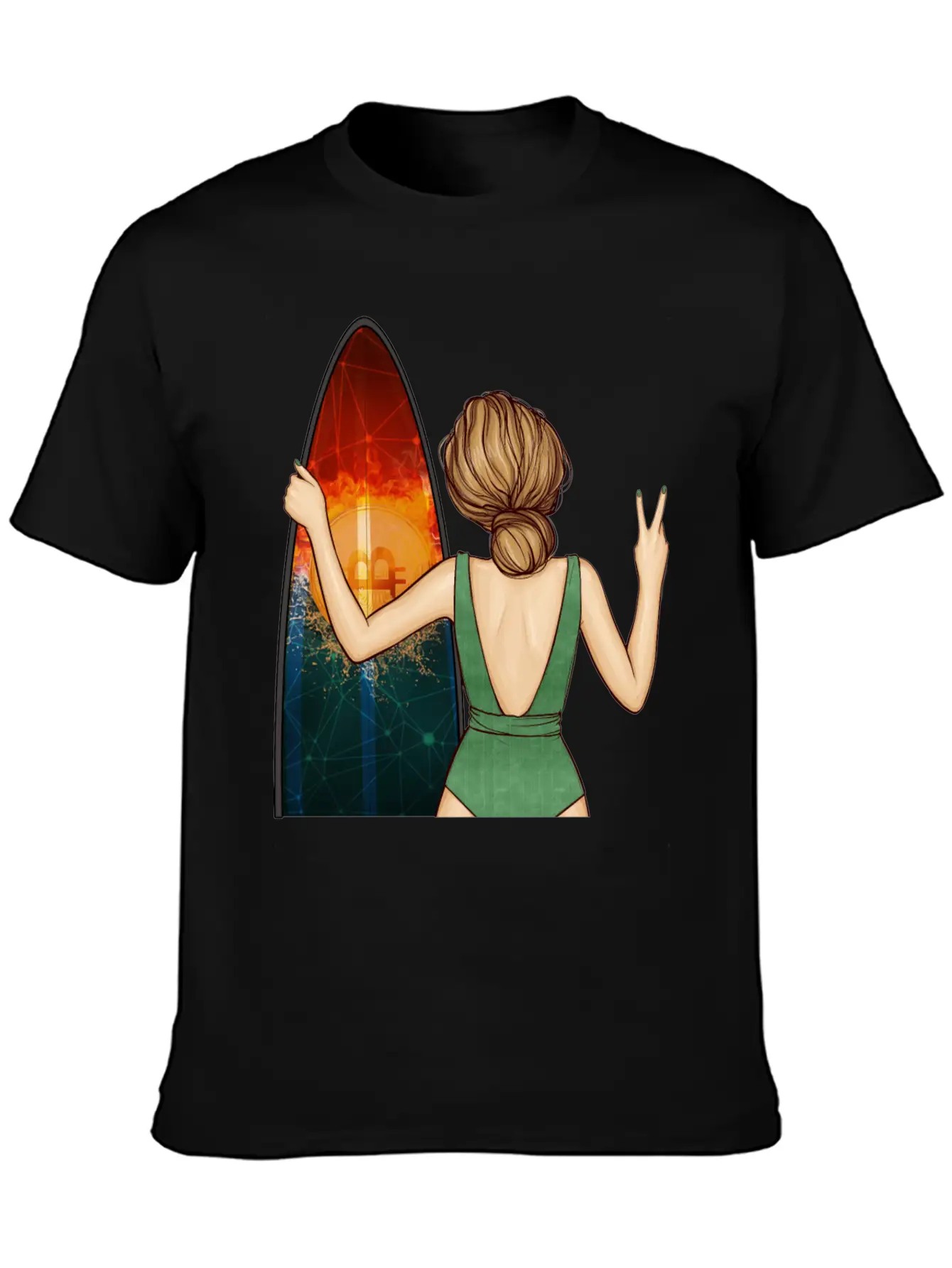 Bitcoin Summer Unisex Short Sleeve Soft Cotton T-Shirt – Casual Everyday Wear