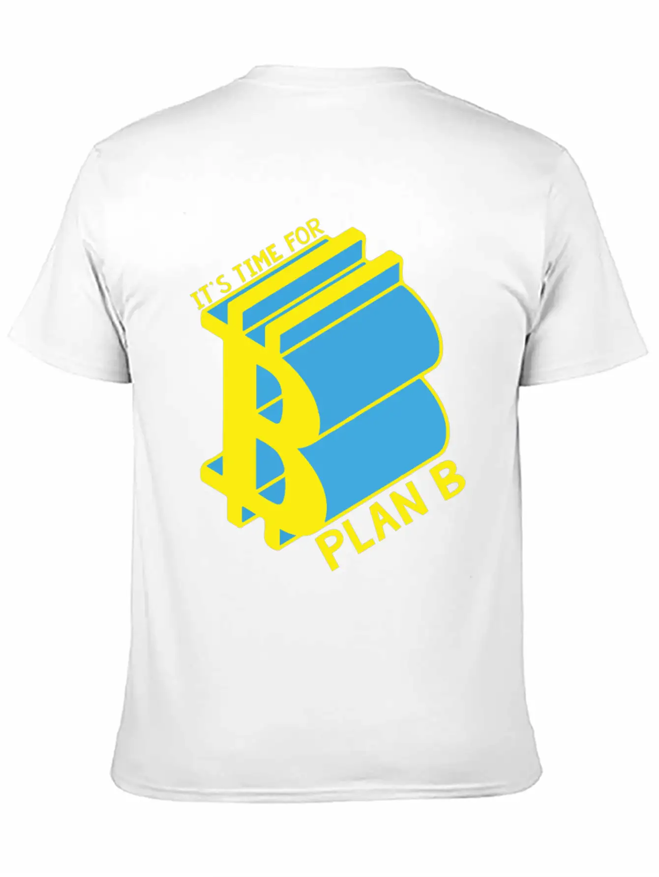 Bitcoin, Time For Plan B, Money Casual Graphic T-Shirt – Simple And Comfortable Daily Wear