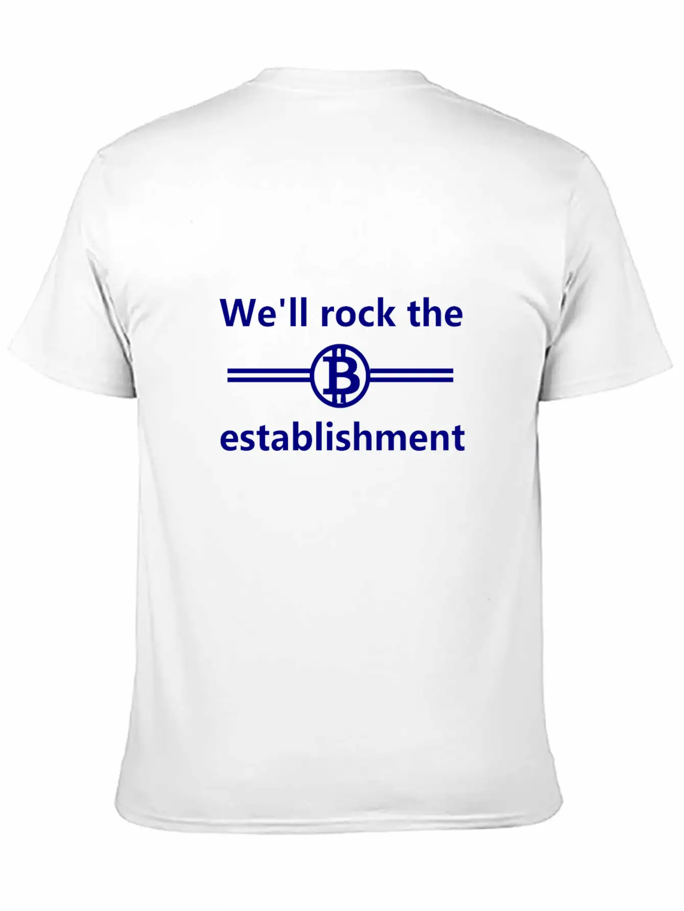 Bitcoin Unisex Short Sleeve Soft Cotton T-Shirt – Casual Everyday Wear