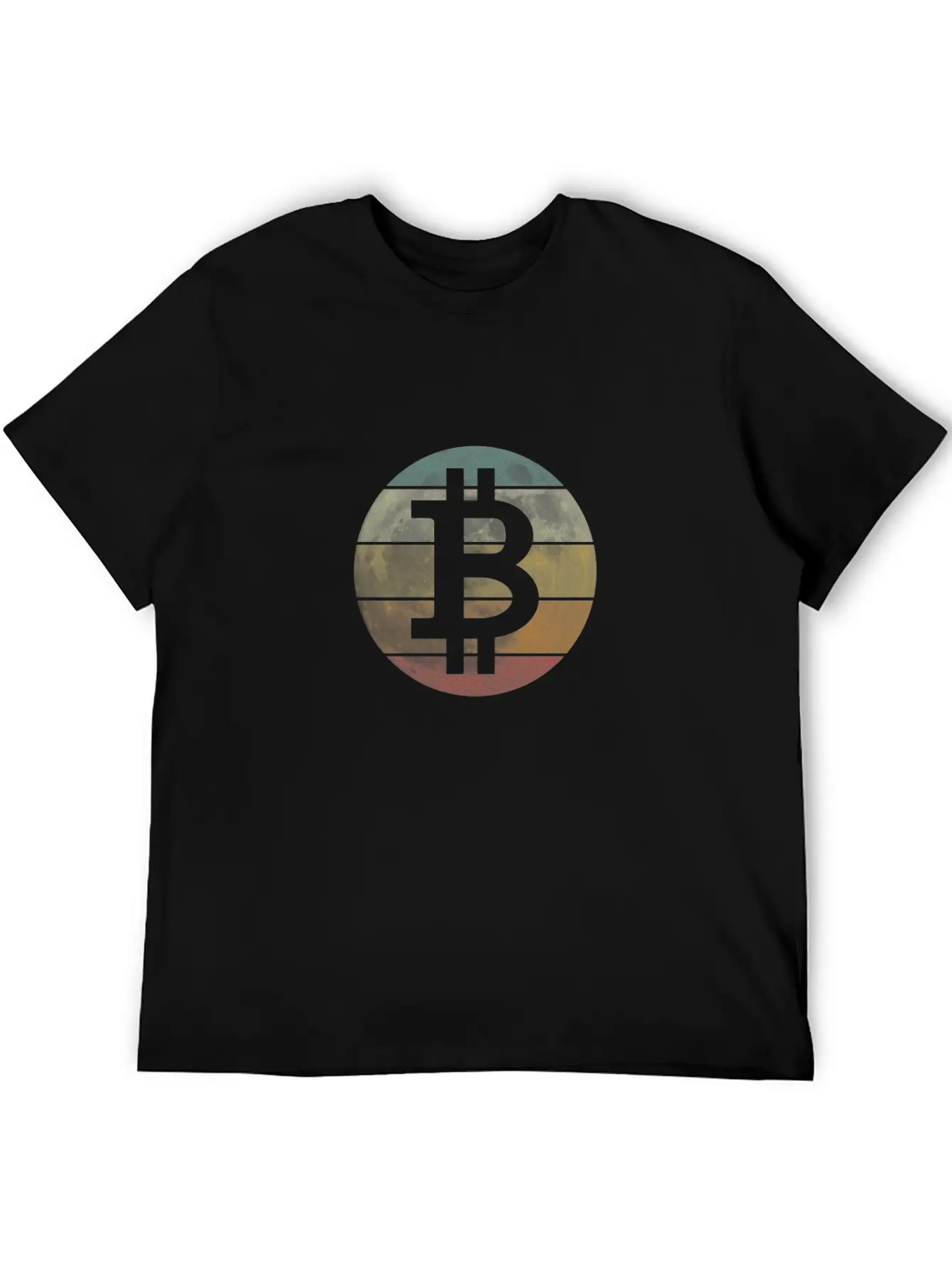 Bitcoin Vintage To The Moon Unisex Casual T-Shirt – Clean Design For Daily Comfort