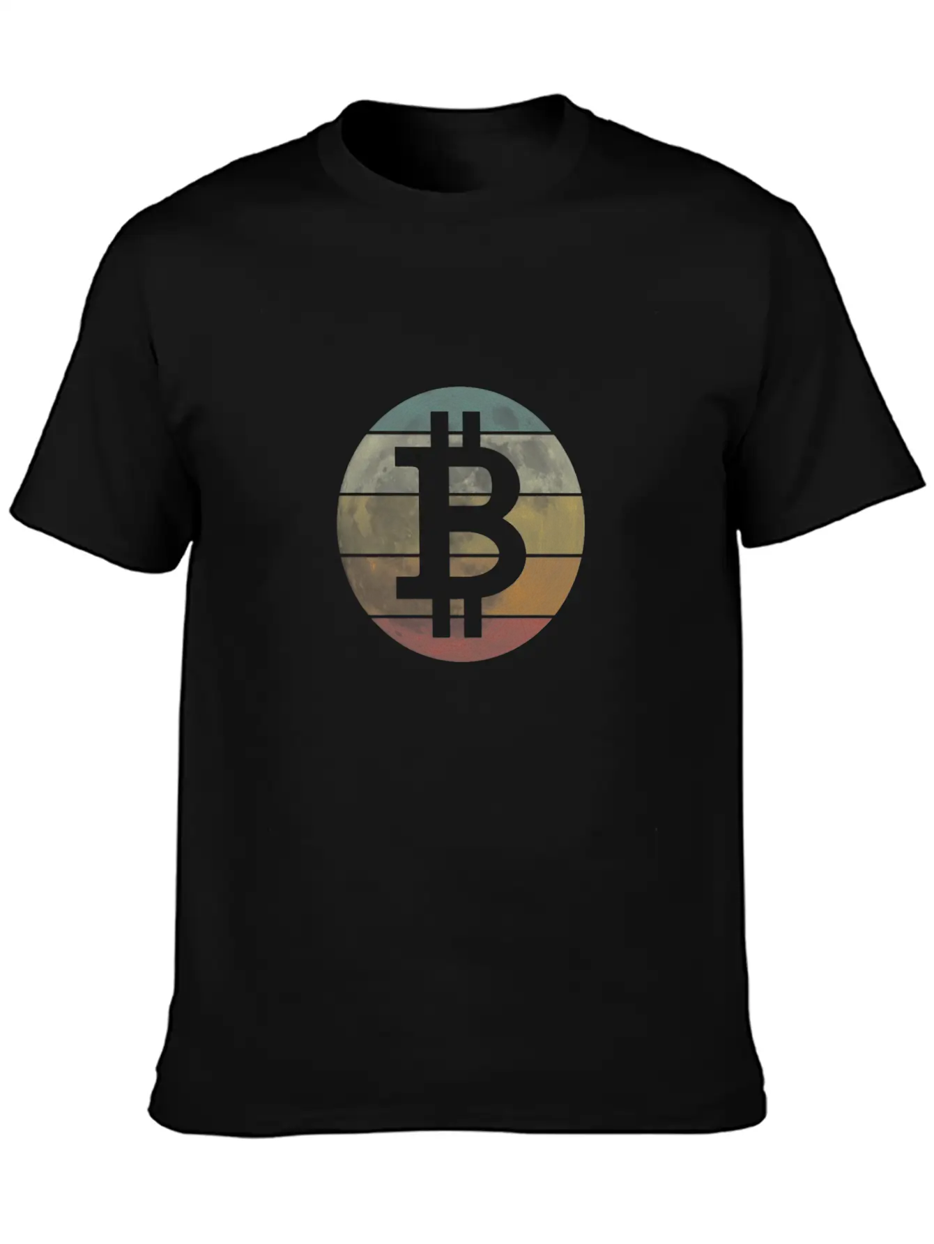 Bitcoin Vintage To The Moon Unisex Casual T-Shirt – Clean Design For Daily Comfort