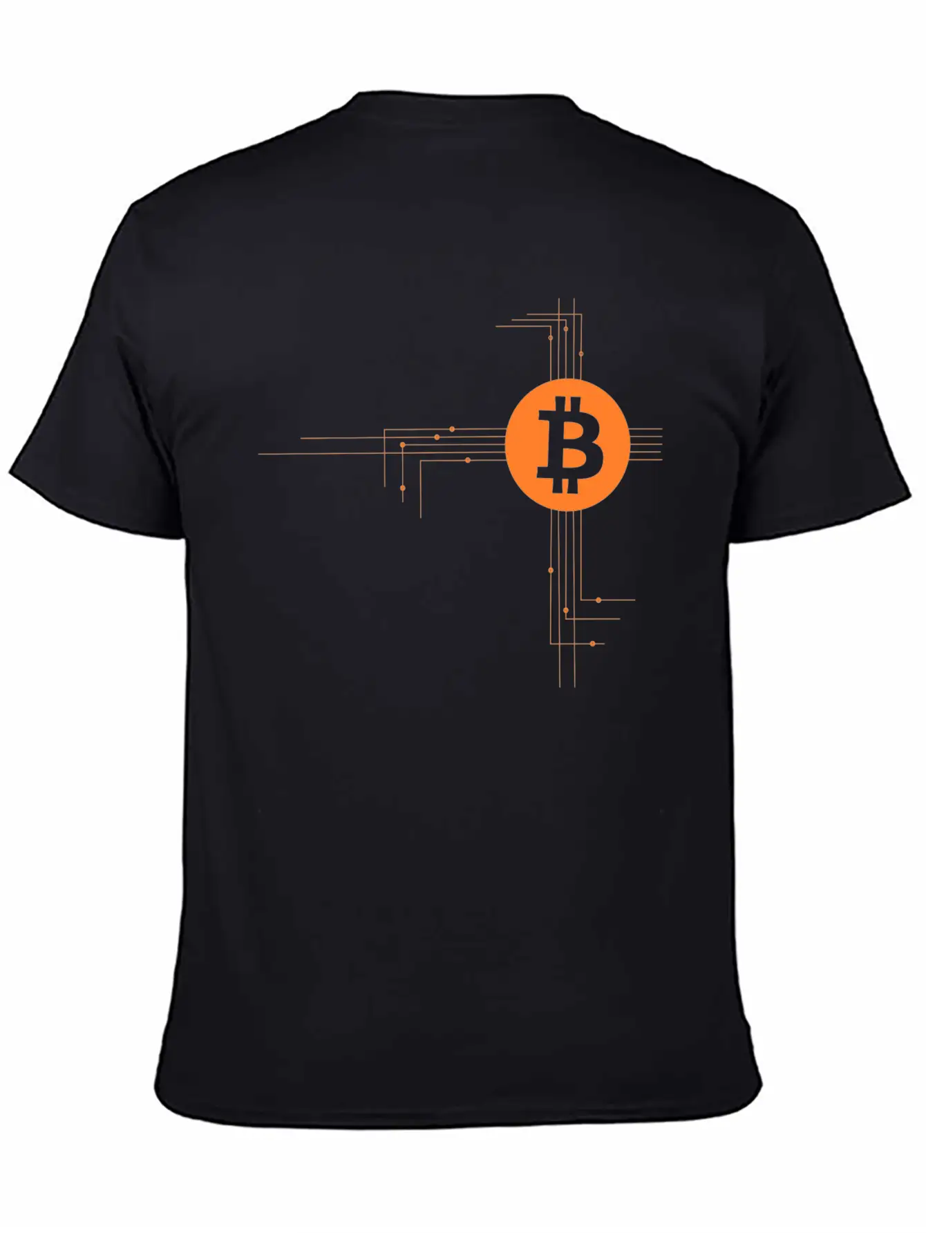 Bitcoin Wires Unisex Casual T-Shirt – Clean Design For Daily Comfort