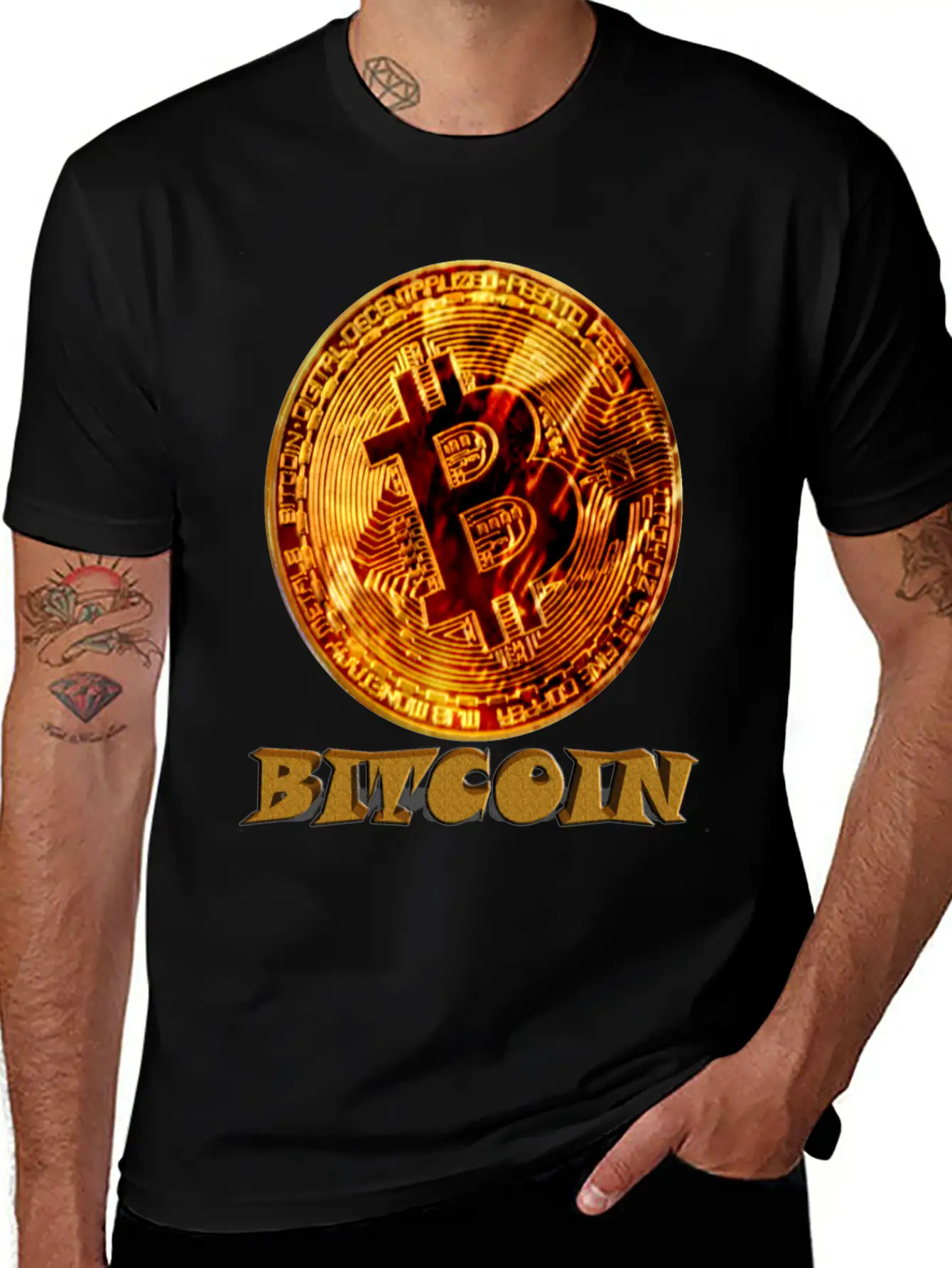 Bitcoin3 Stylish Everyday T-Shirt – Unisex Basic Cotton Tee