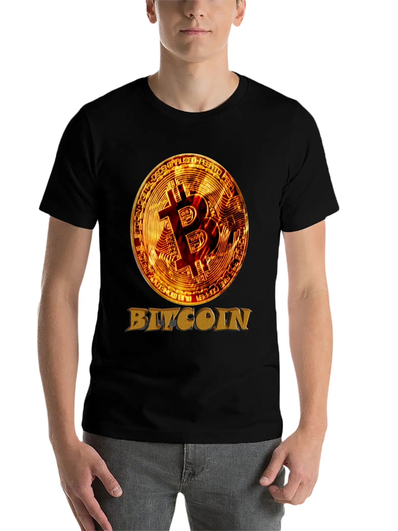 Bitcoin3 Stylish Everyday T-Shirt – Unisex Basic Cotton Tee