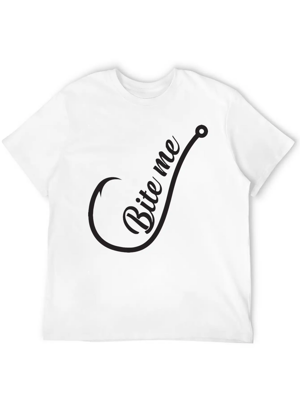 Bite Me Hook Unisex Casual T-Shirt – Clean Design For Daily Comfort