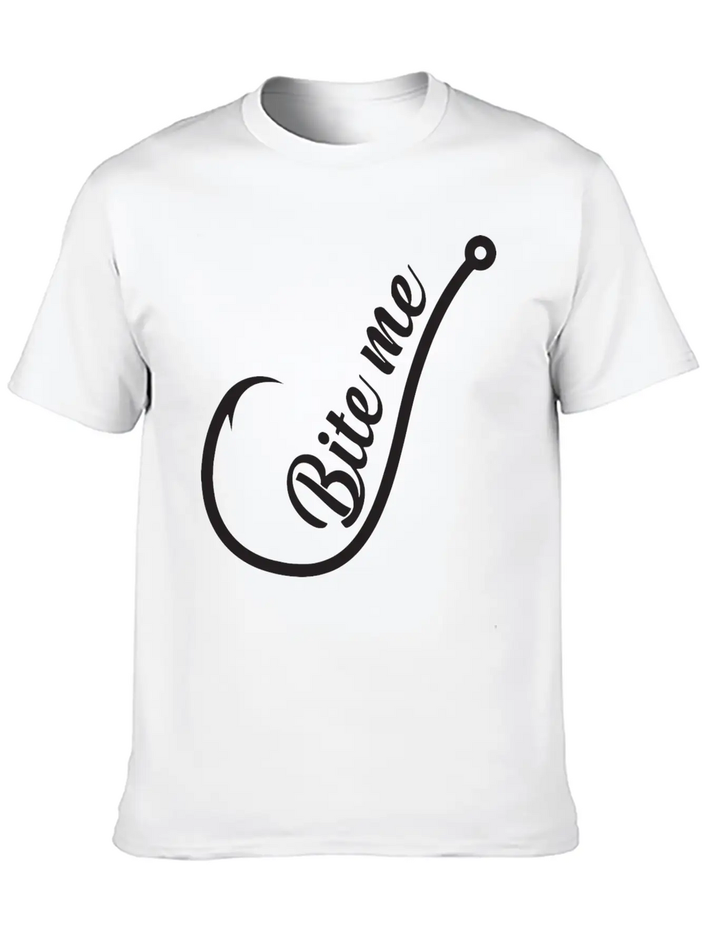 Bite Me Hook Unisex Casual T-Shirt – Clean Design For Daily Comfort