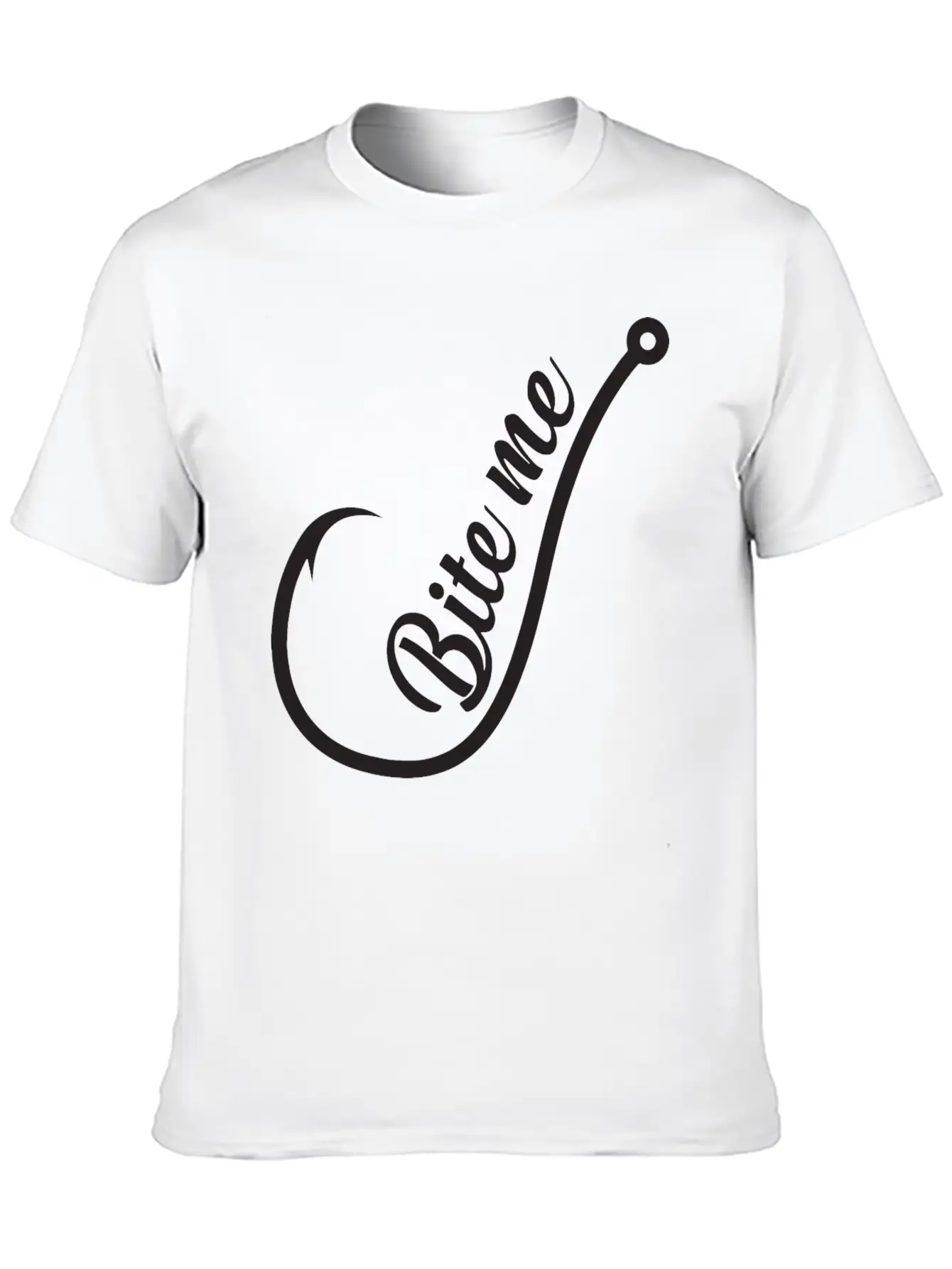 Bite Me Hook Unisex Casual T-Shirt – Clean Design For Daily Comfort
