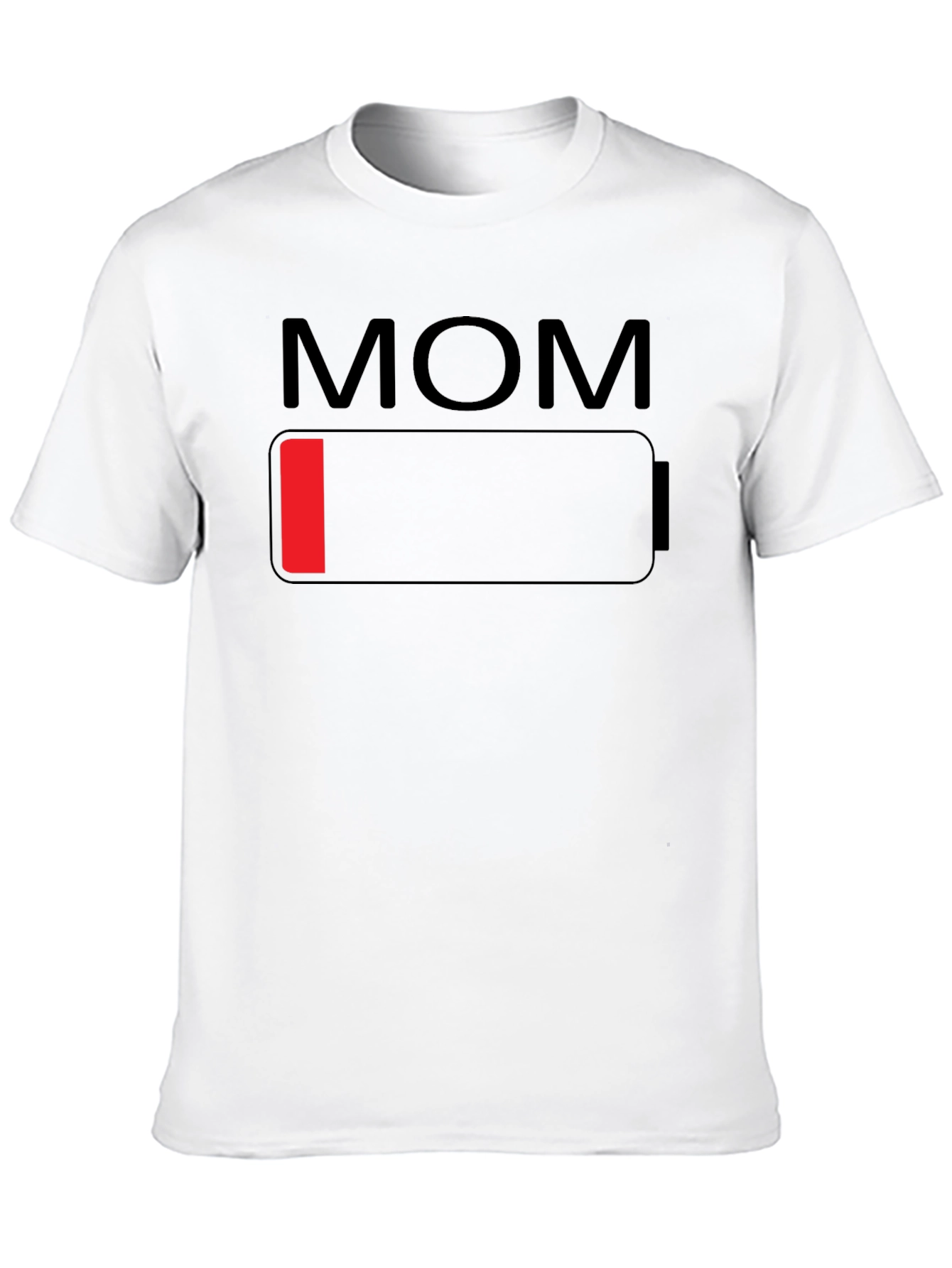 Mom Low Battery T-Shirt - Funny Mothers Day Gift