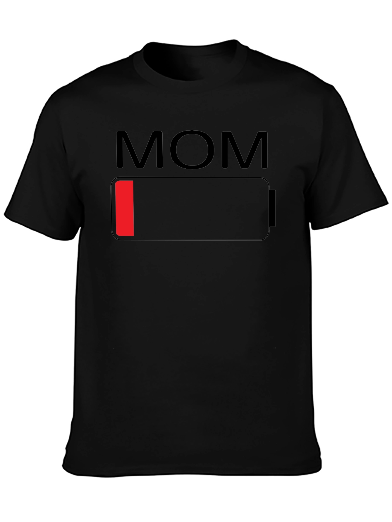 Mom Low Battery T-Shirt - Funny Mothers Day Gift