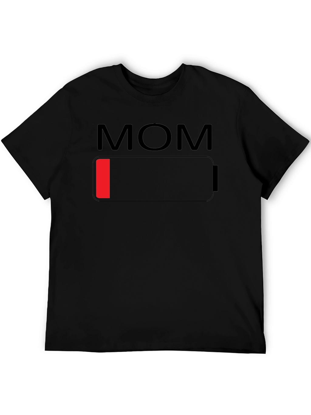 Mom Low Battery T-Shirt - Funny Mothers Day Gift