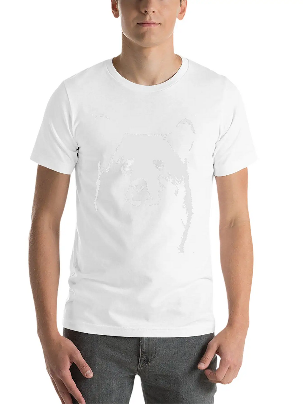 Black Bear Casual Graphic T-Shirt – Simple And Comfortable Daily Wear
