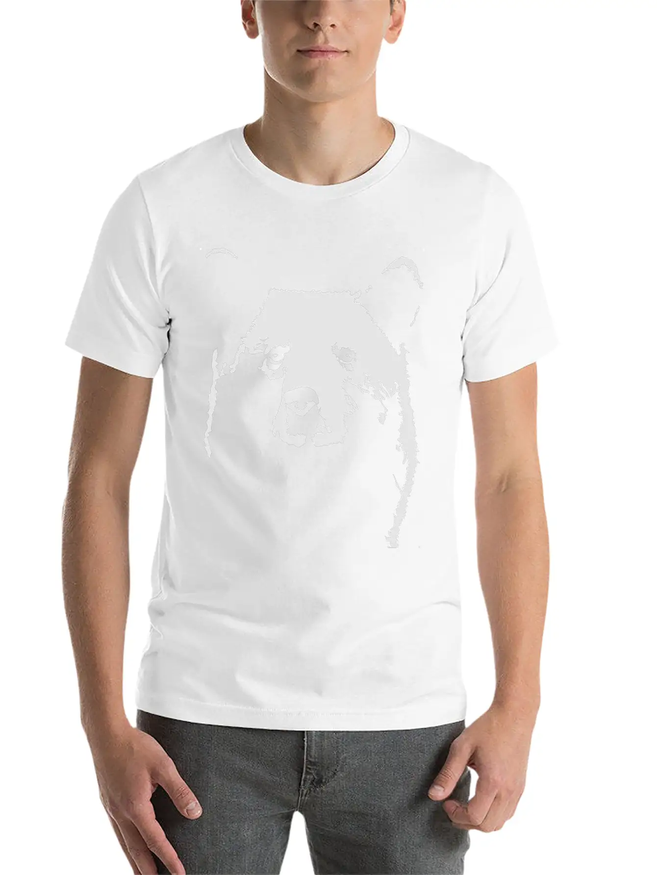 Black Bear Casual Graphic T-Shirt – Simple And Comfortable Daily Wear