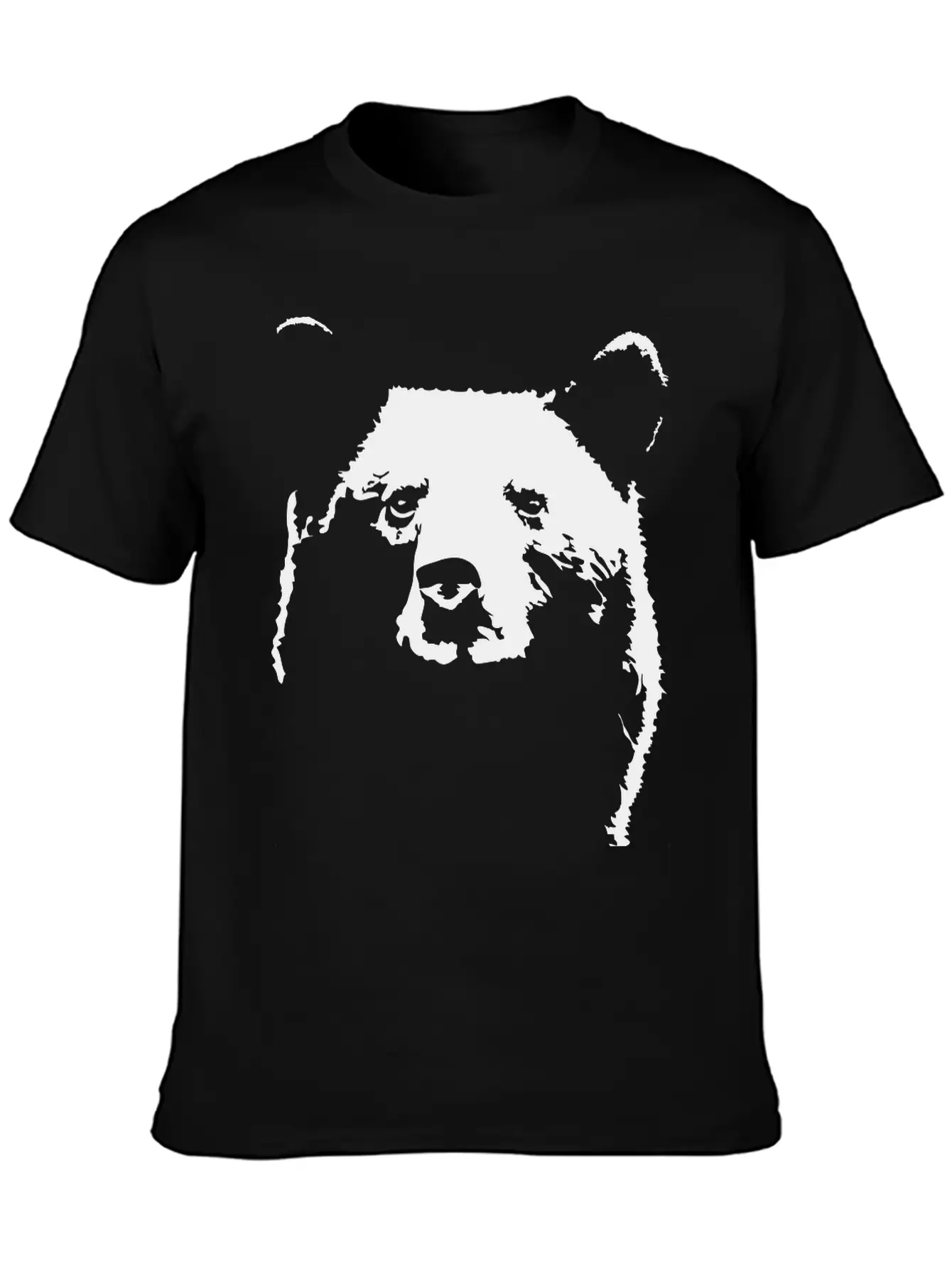 Black Bear Casual Graphic T-Shirt – Simple And Comfortable Daily Wear