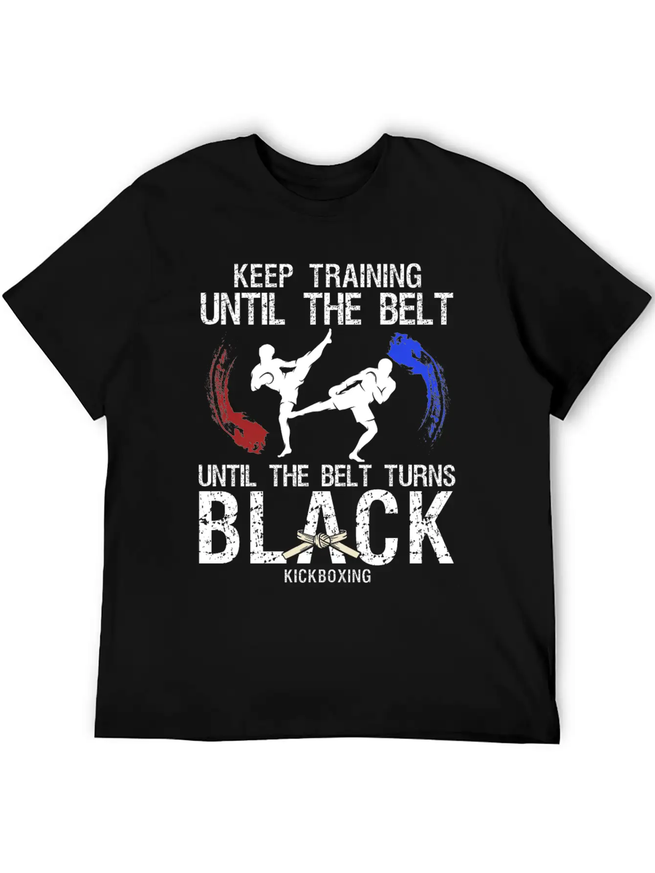 Black Belt: Stay Motivated Martial Arts Kickboxing Unisex Short Sleeve Soft Cotton T-Shirt – Casual Everyday Wear