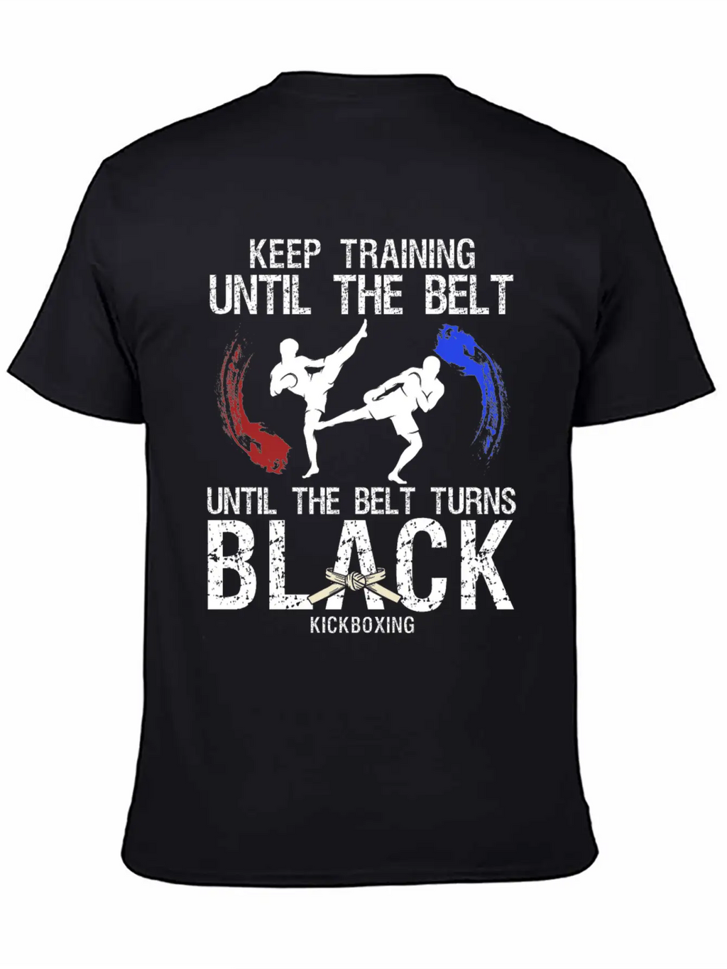 Black Belt: Stay Motivated Martial Arts Kickboxing Unisex Short Sleeve Soft Cotton T-Shirt – Casual Everyday Wear