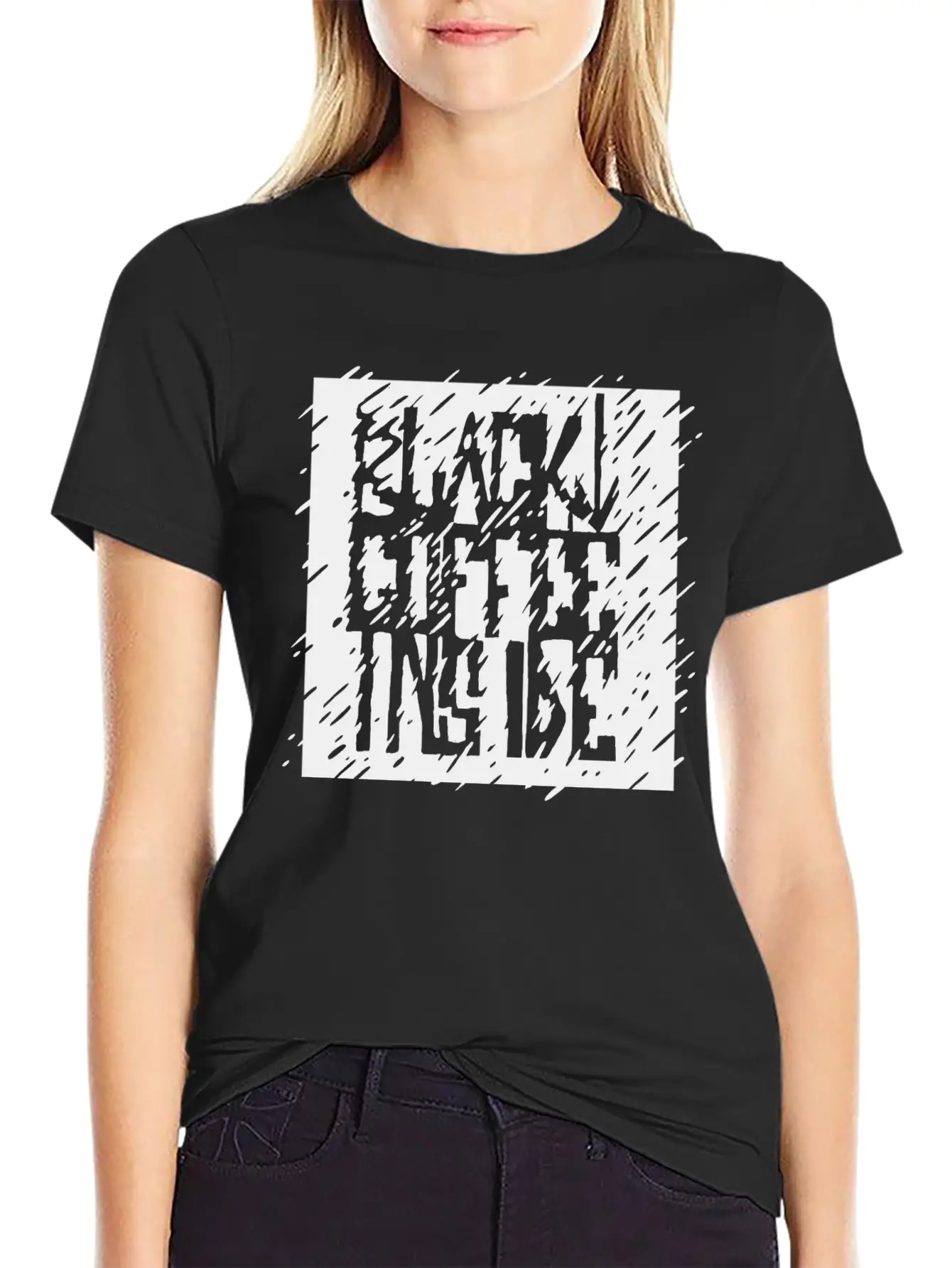 Black Coffee Inside Unisex Casual T-Shirt – Clean Design For Daily Comfort