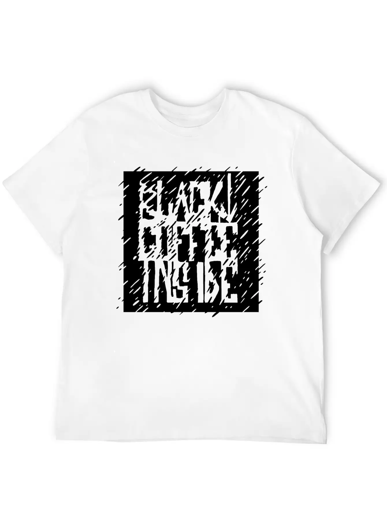 Black Coffee Inside Unisex Casual T-Shirt – Clean Design For Daily Comfort