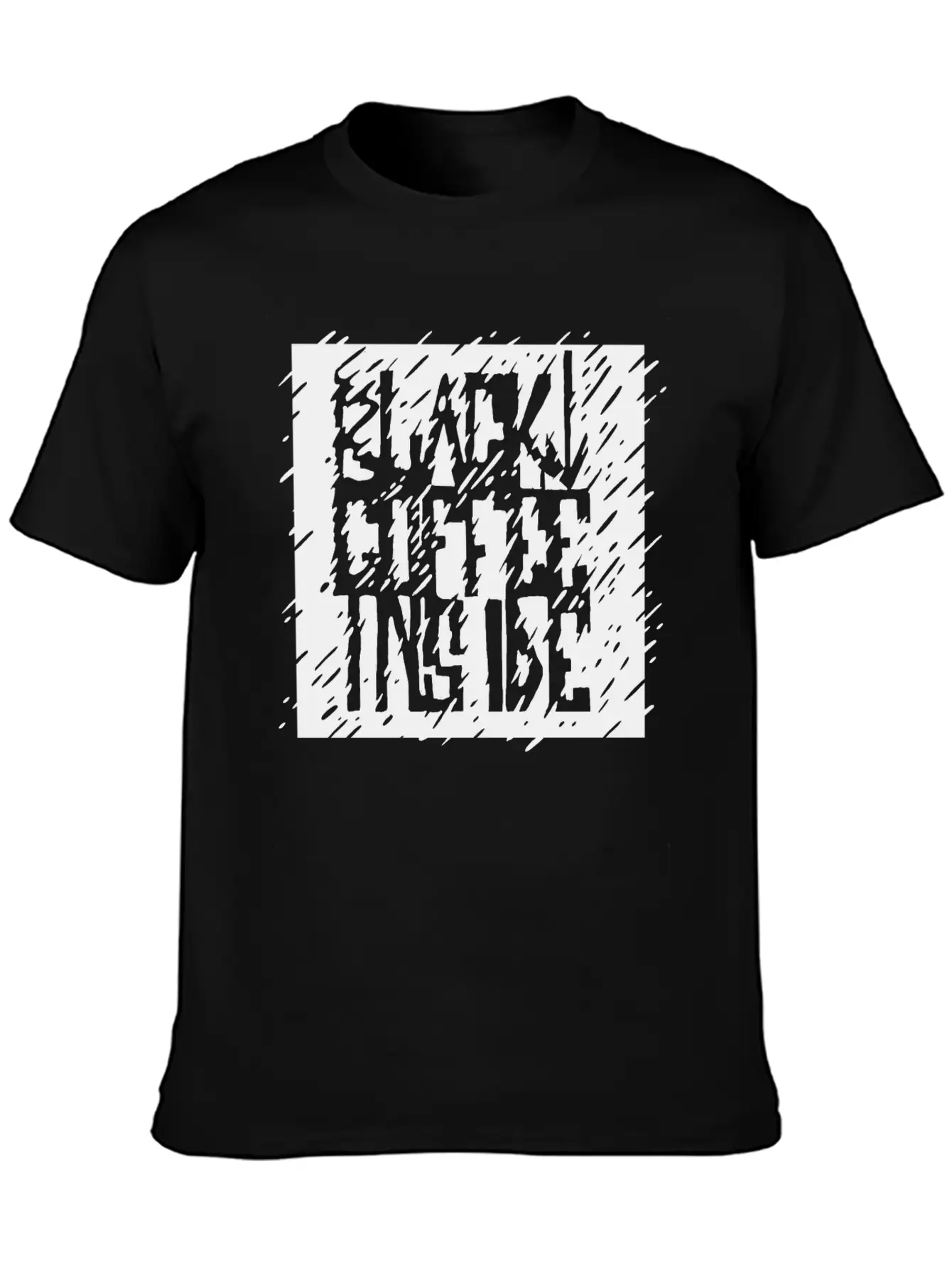 Black Coffee Inside Unisex Casual T-Shirt – Clean Design For Daily Comfort
