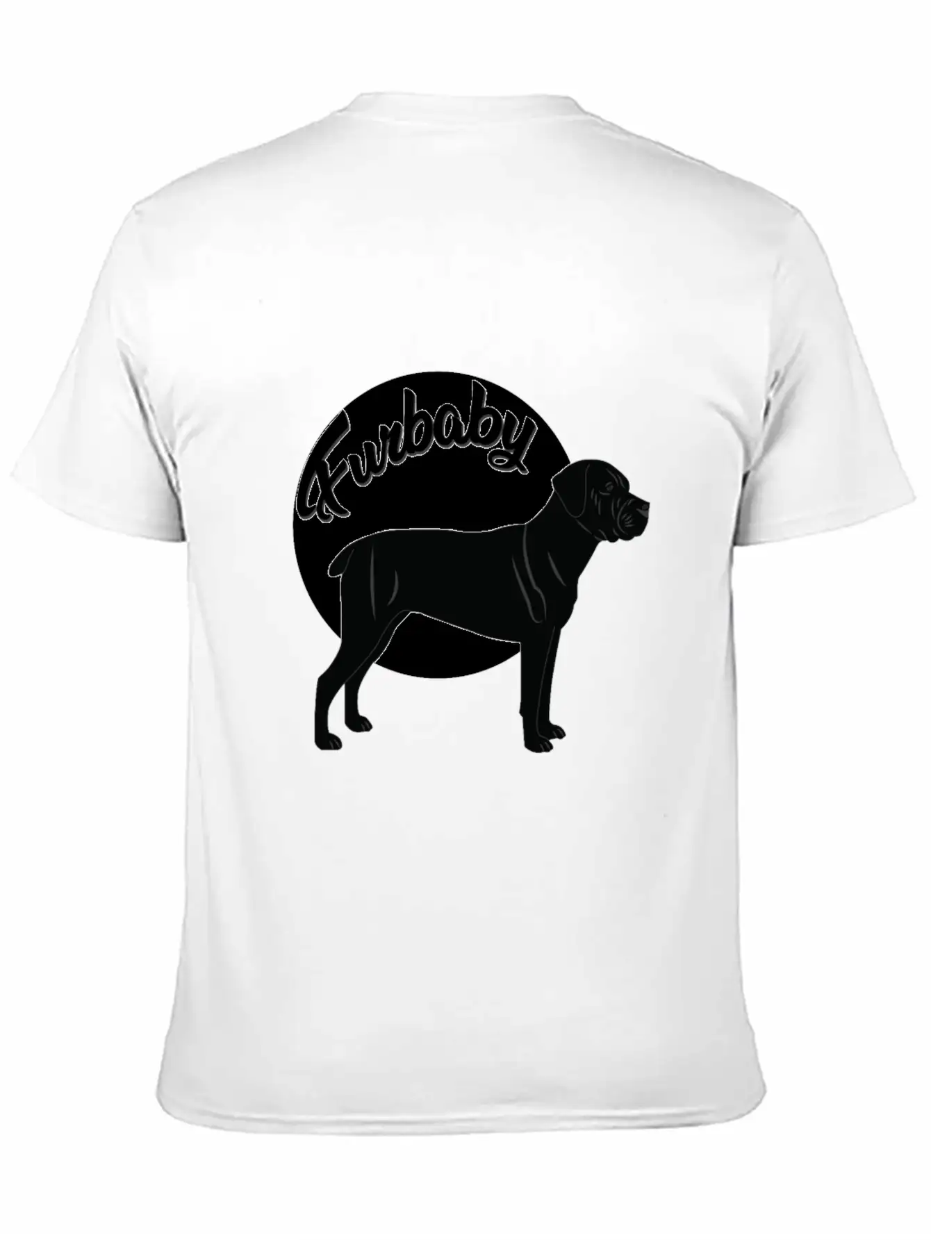 Black Dog Dogs Furybaby Young Dog Present Idea Breathable Soft Cotton T-Shirt – Timeless Casual Look