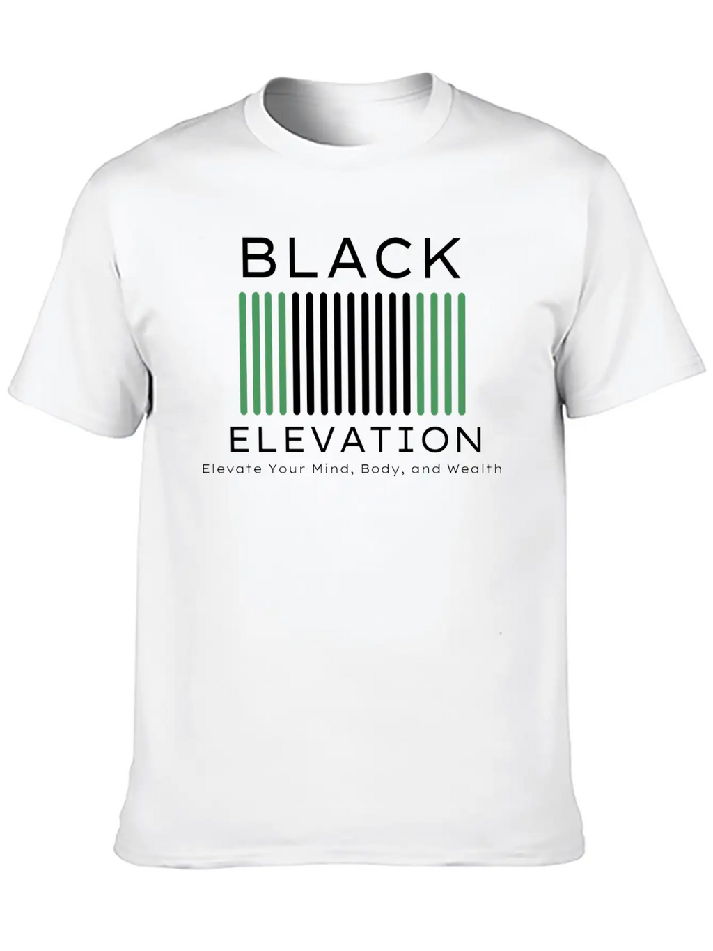 BLACK ELEVATION Unisex Casual T-Shirt – Clean Design For Daily Comfort