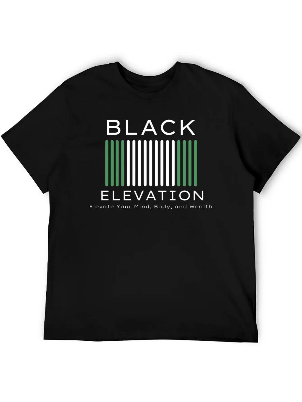 BLACK ELEVATION Unisex Casual T-Shirt – Clean Design For Daily Comfort