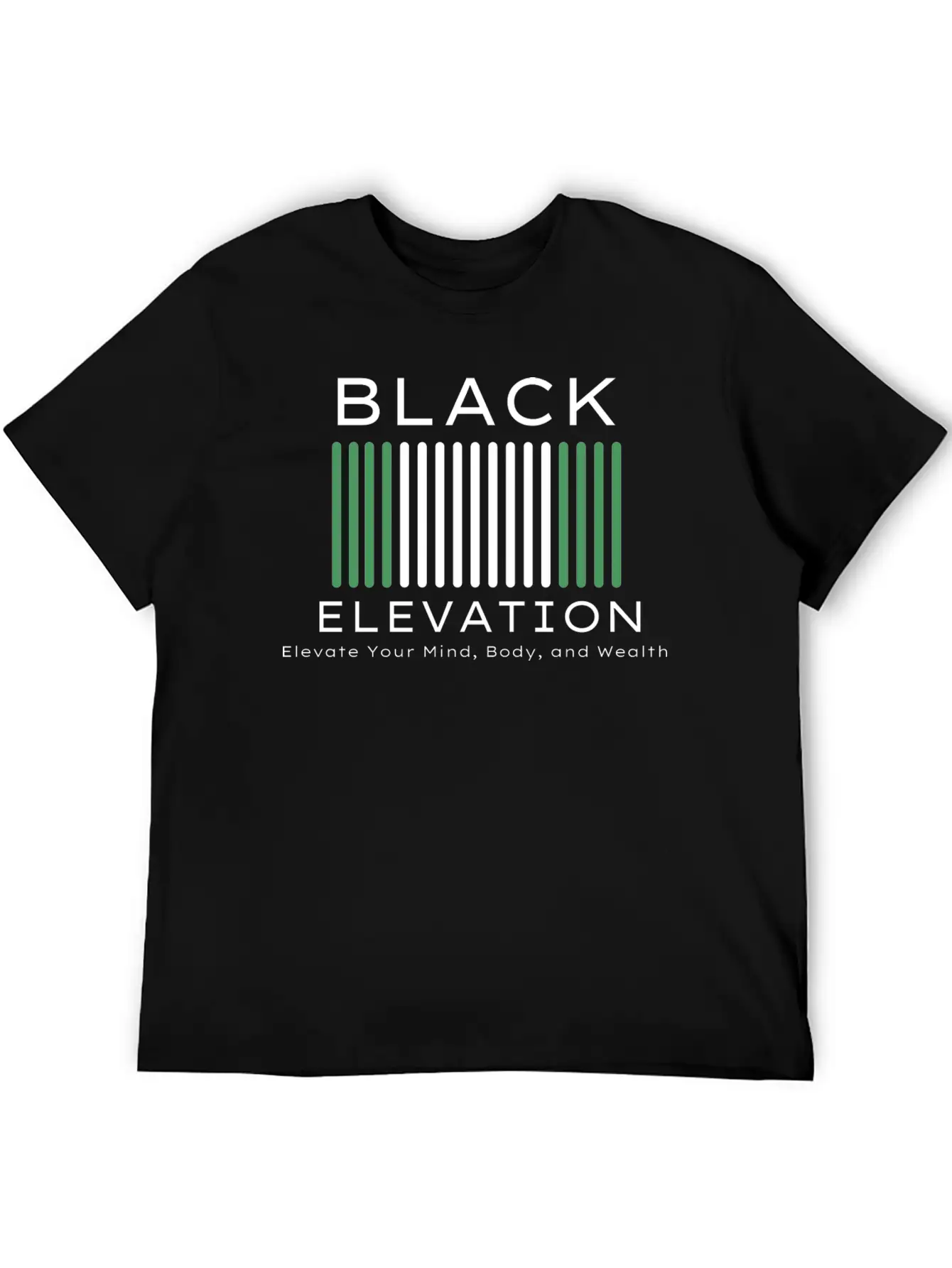 BLACK ELEVATION Unisex Casual T-Shirt – Clean Design For Daily Comfort