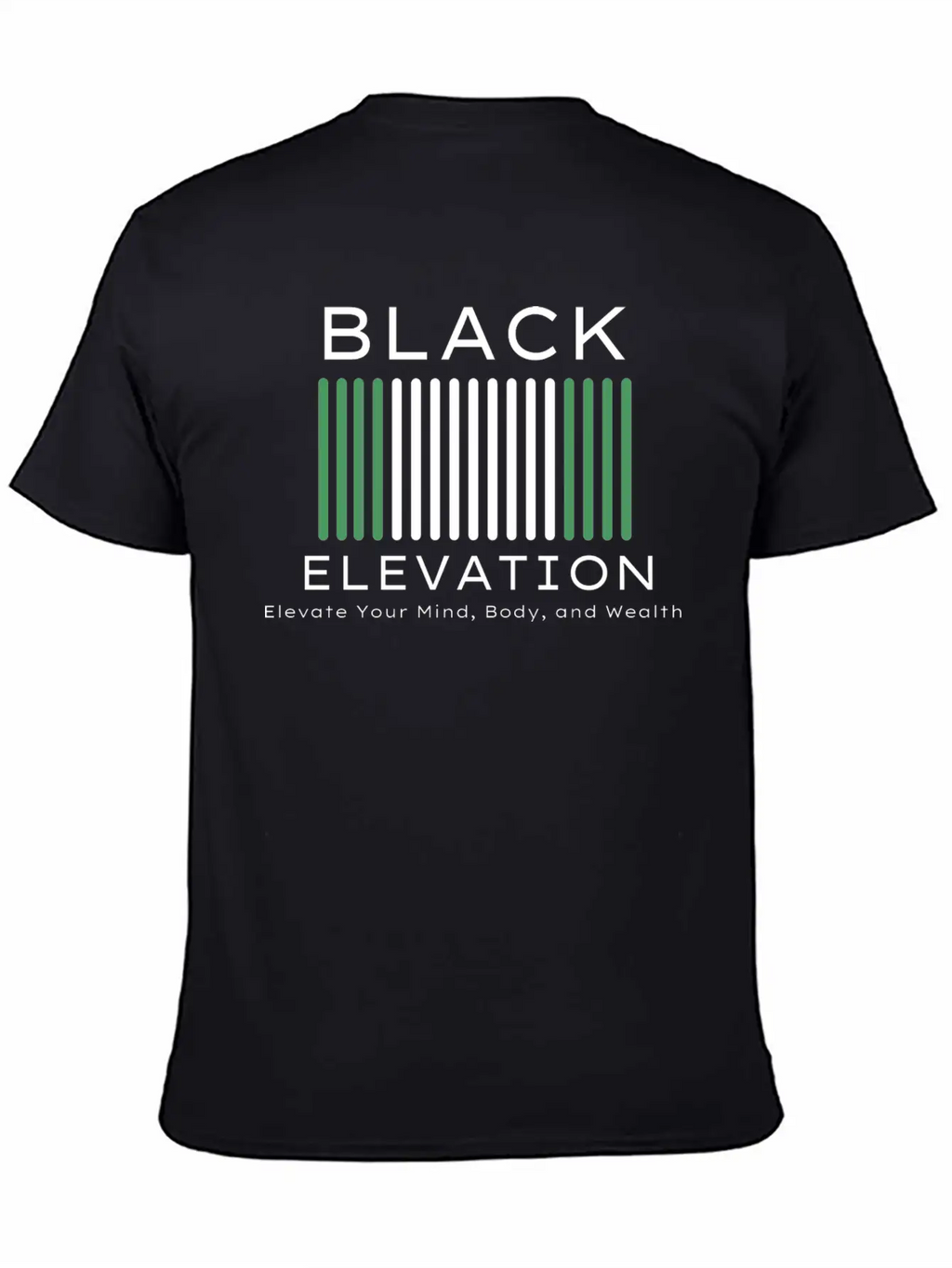 BLACK ELEVATION Unisex Casual T-Shirt – Clean Design For Daily Comfort