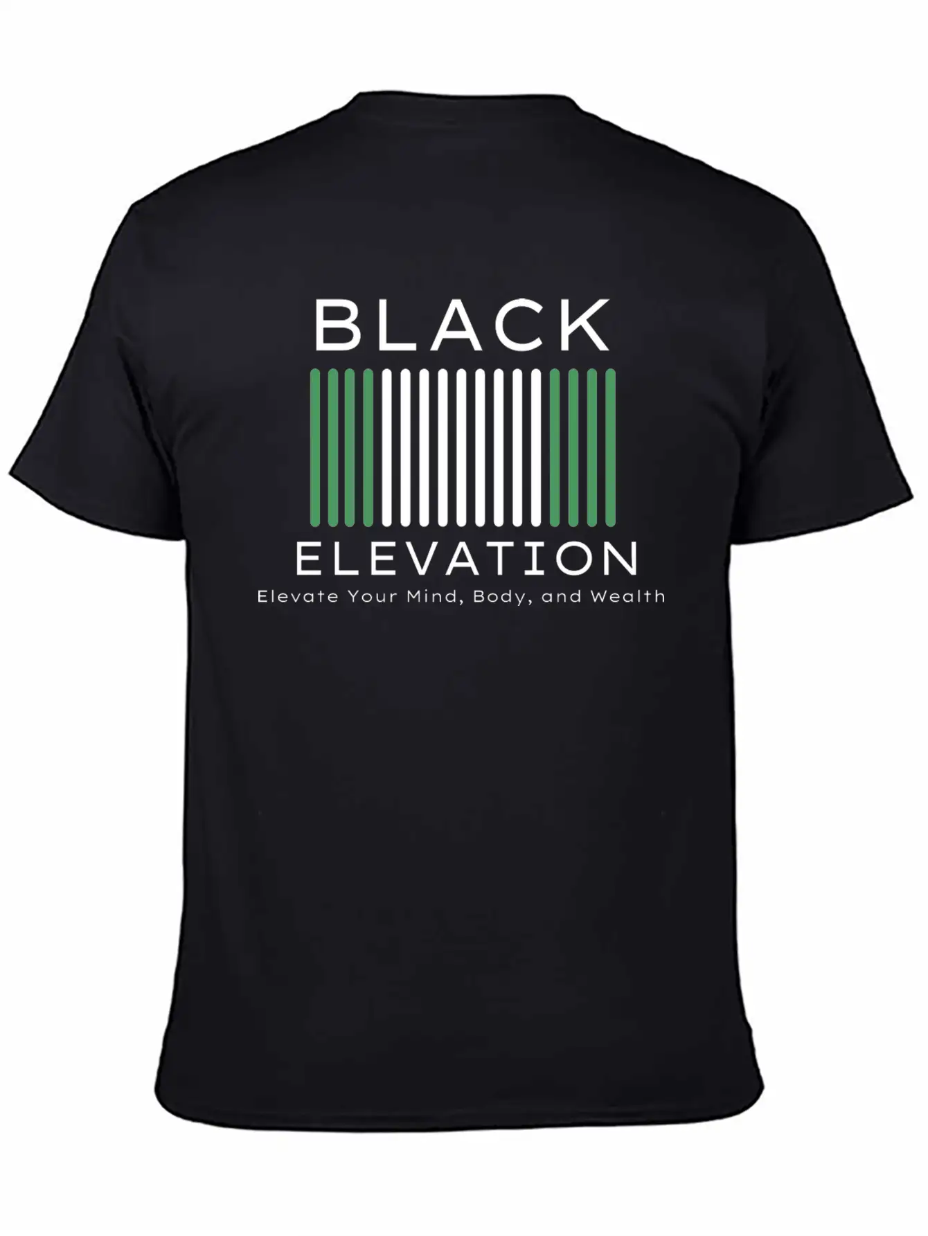 BLACK ELEVATION Unisex Casual T-Shirt – Clean Design For Daily Comfort