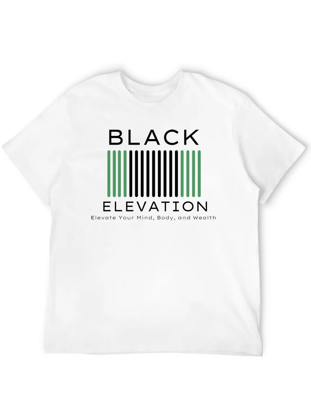 BLACK ELEVATION Unisex Casual T-Shirt – Clean Design For Daily Comfort