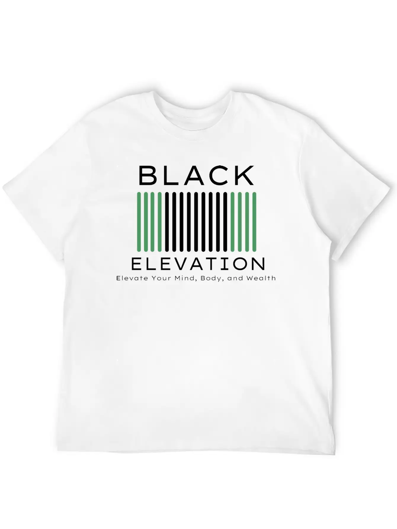 BLACK ELEVATION Unisex Casual T-Shirt – Clean Design For Daily Comfort