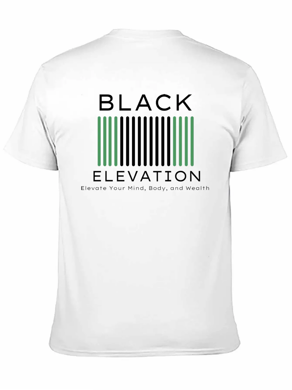 BLACK ELEVATION Unisex Casual T-Shirt – Clean Design For Daily Comfort