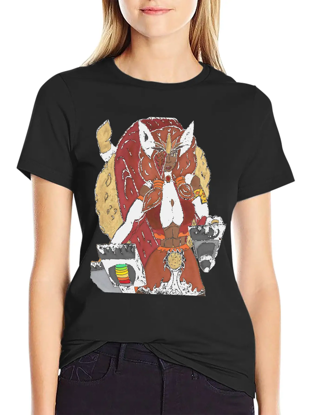 Black Fox Diana Paige Unisex Casual T-Shirt – Clean Design For Daily Comfort