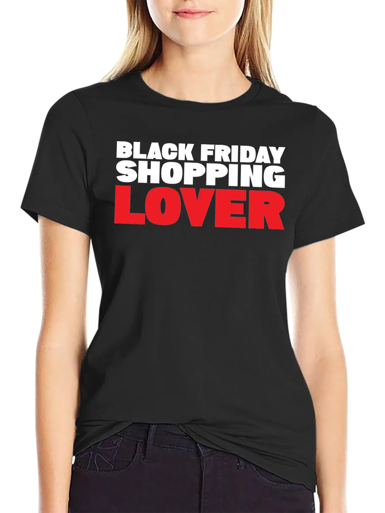 BLACK FRIDAY SHOPPING LOVER Stylish Everyday T-Shirt – Unisex Basic Cotton Tee